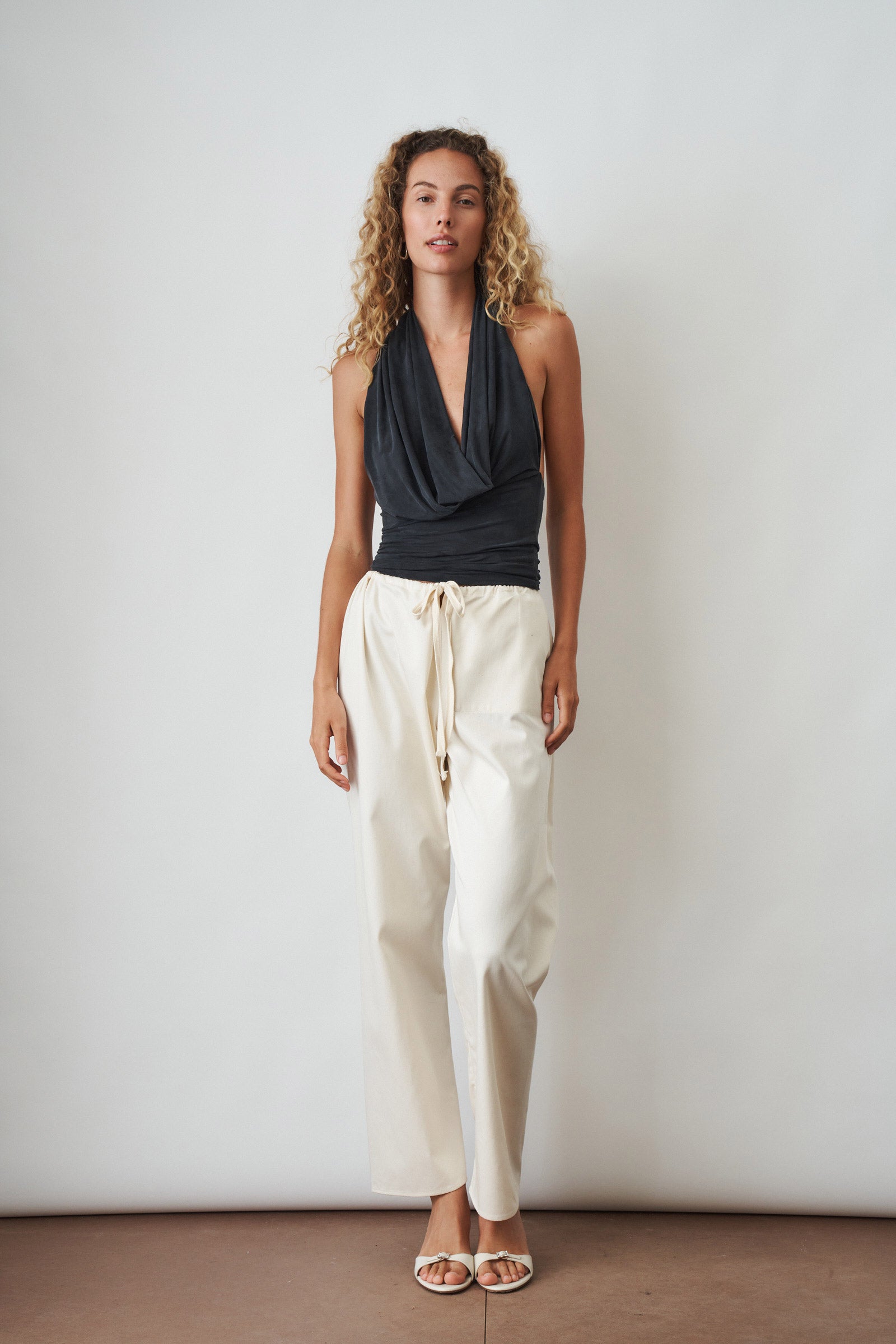 Viona Top Washed Charcoal