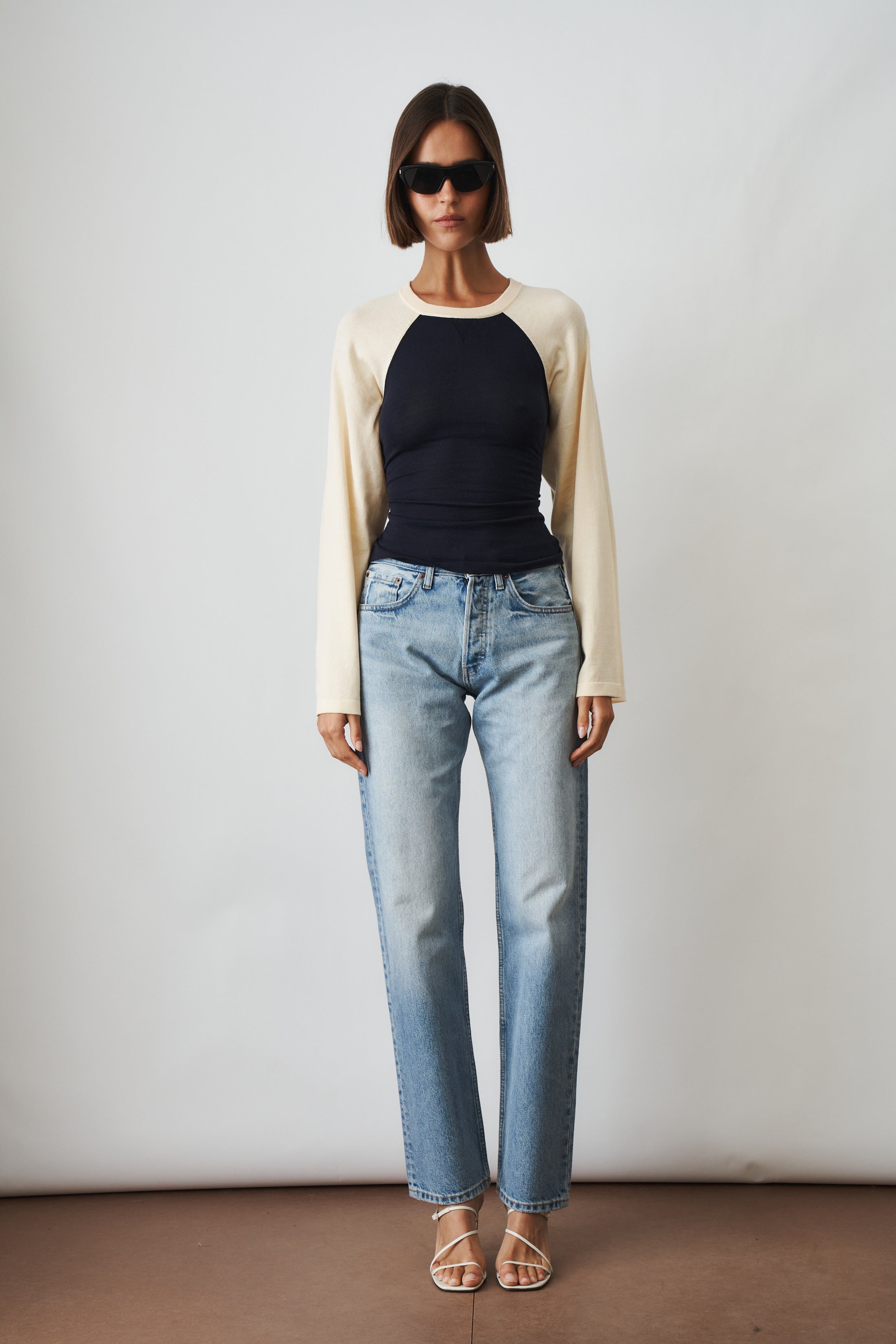 Off-Season Knitted Raglan Shirt