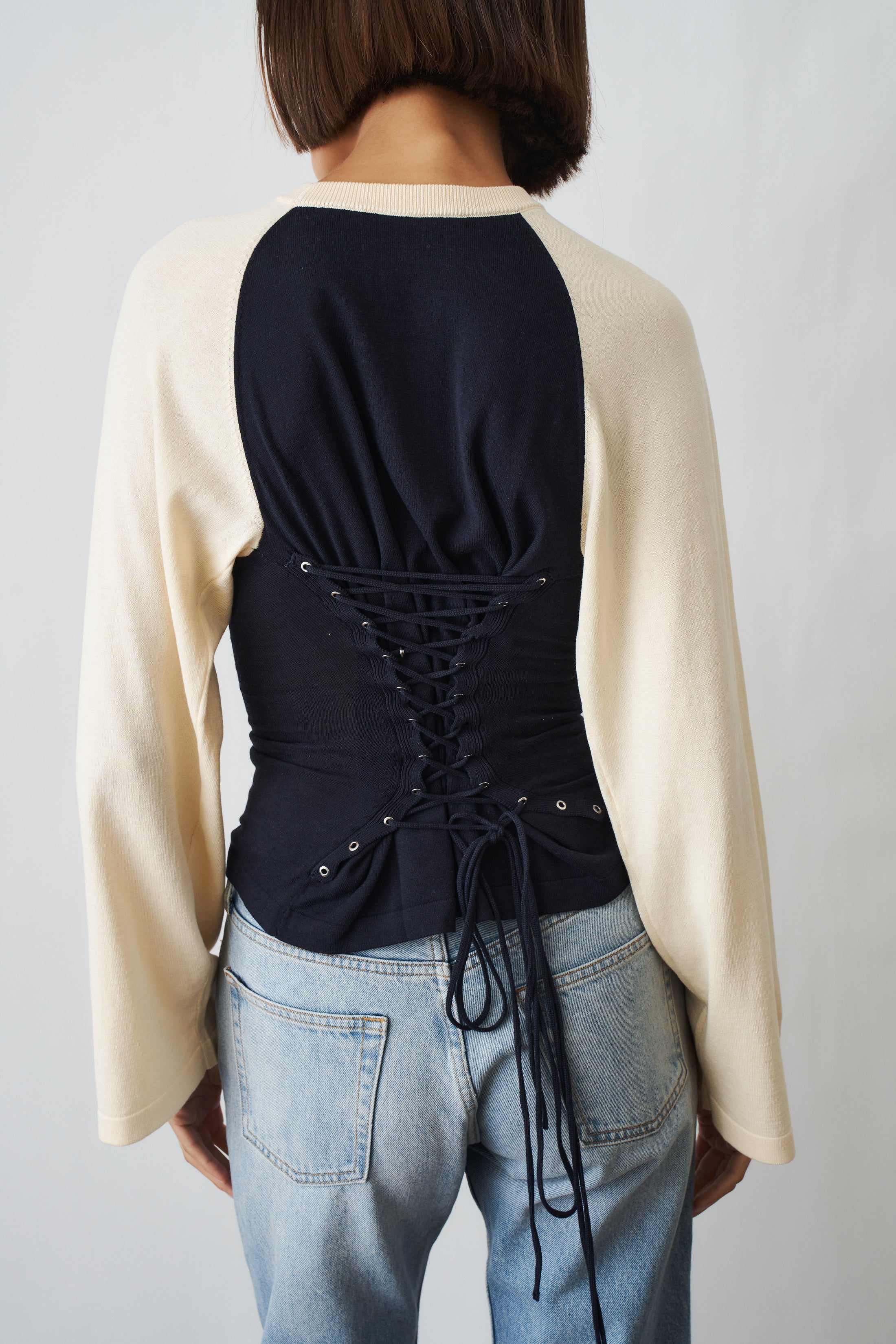 Off-Season Knitted Raglan Shirt