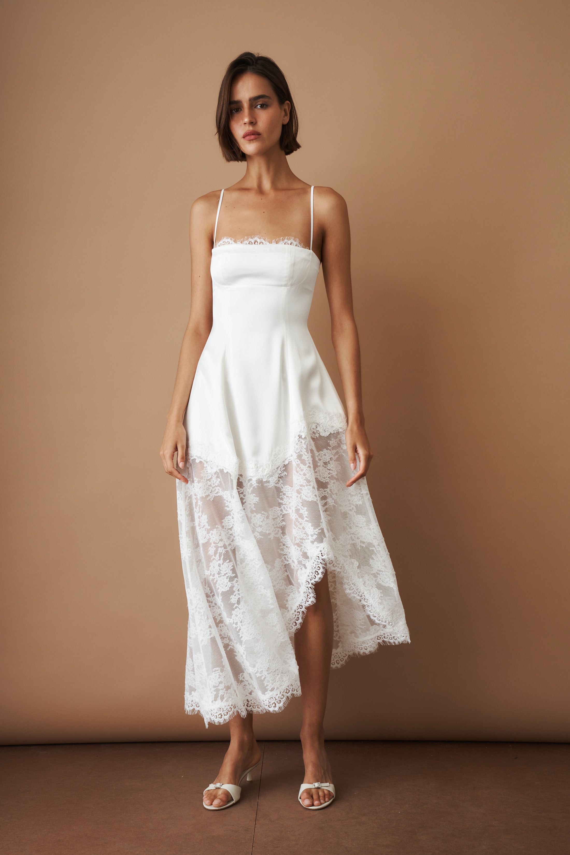Mirabelle White Dress