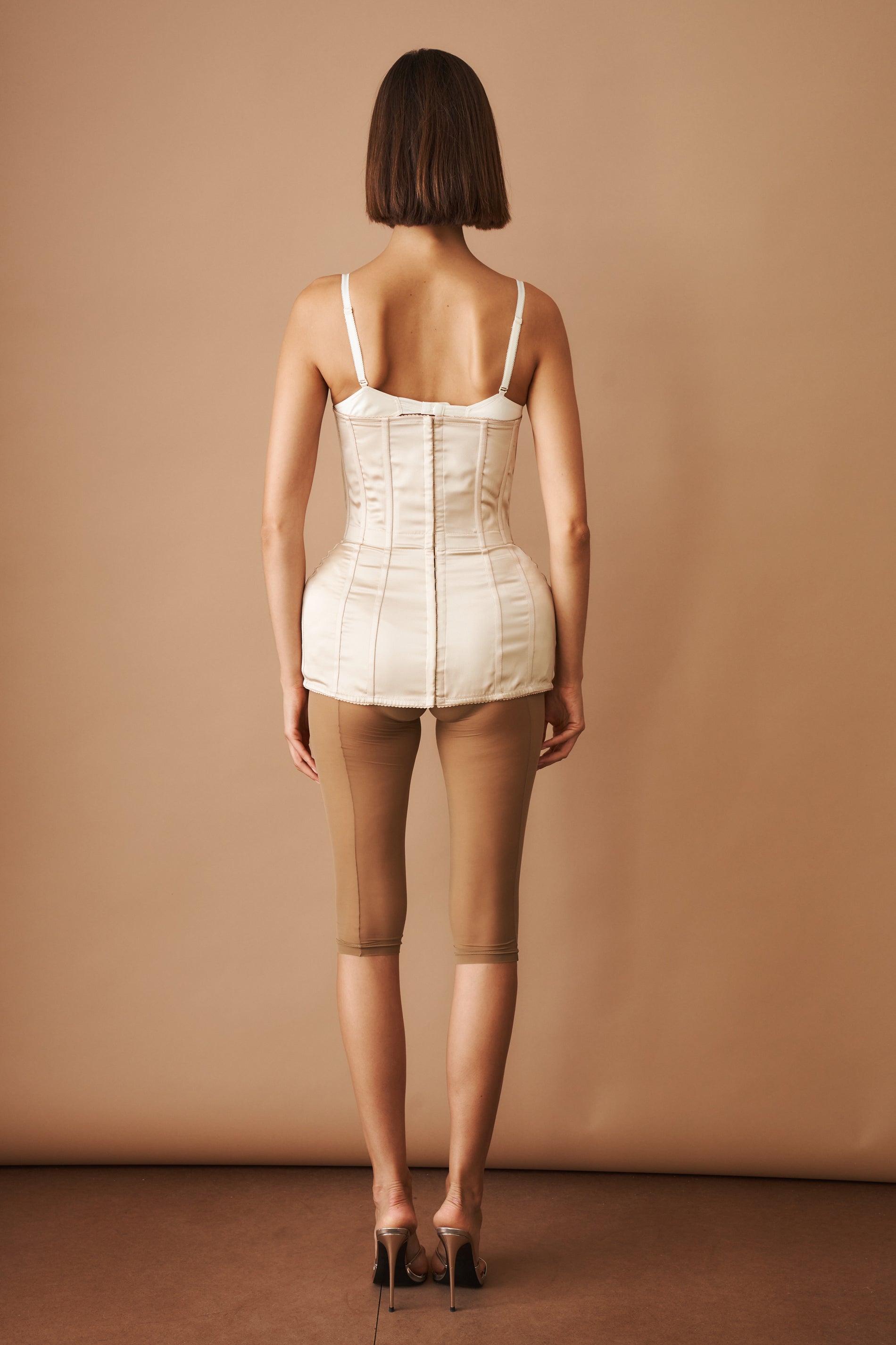 Strapless Boned Corset Nude