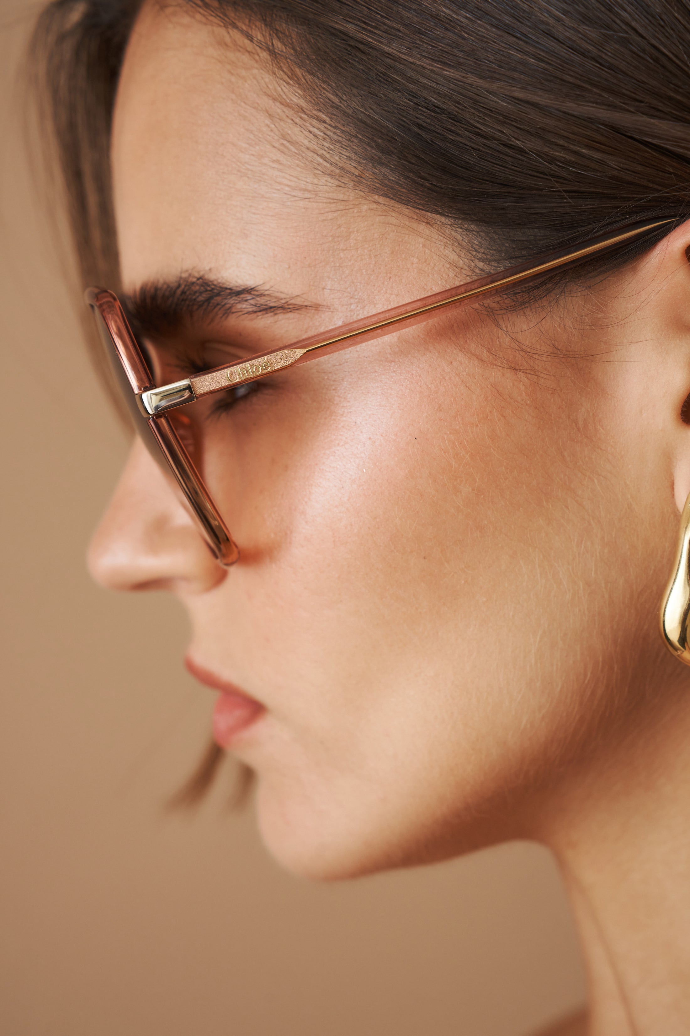 Geometric Frame Sunglasses