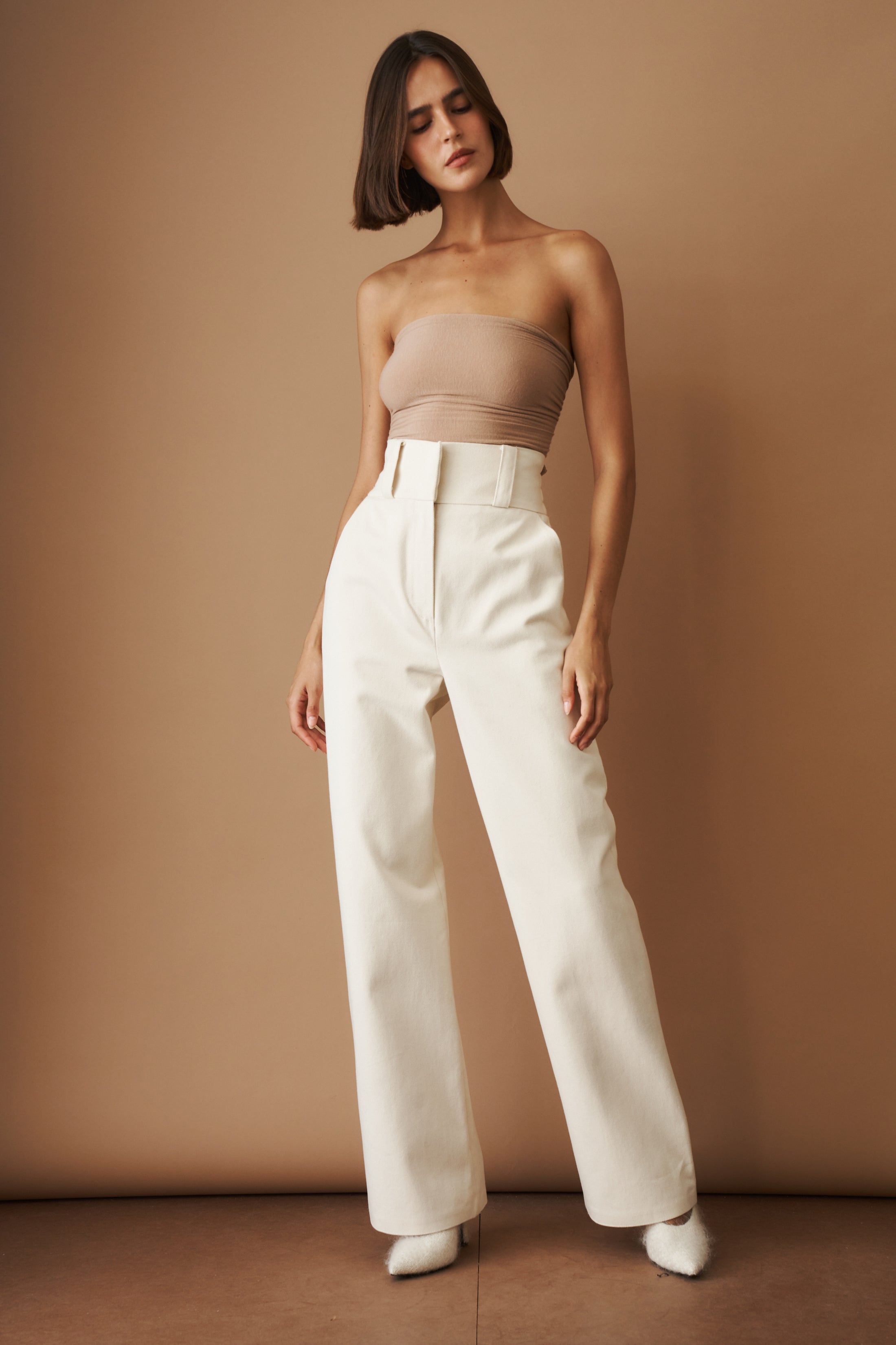 Denim Pants Eggshell