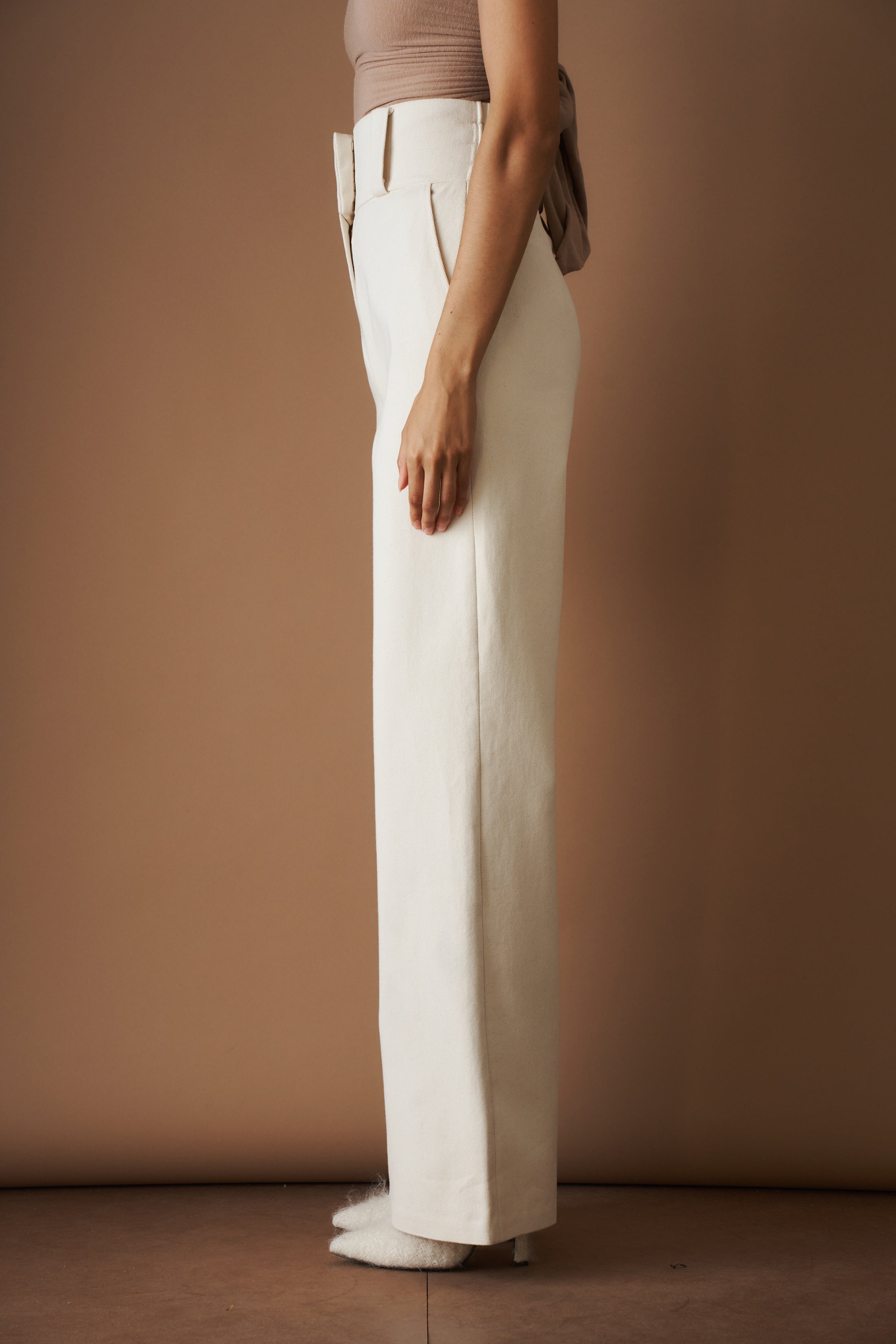 Denim Pants Eggshell