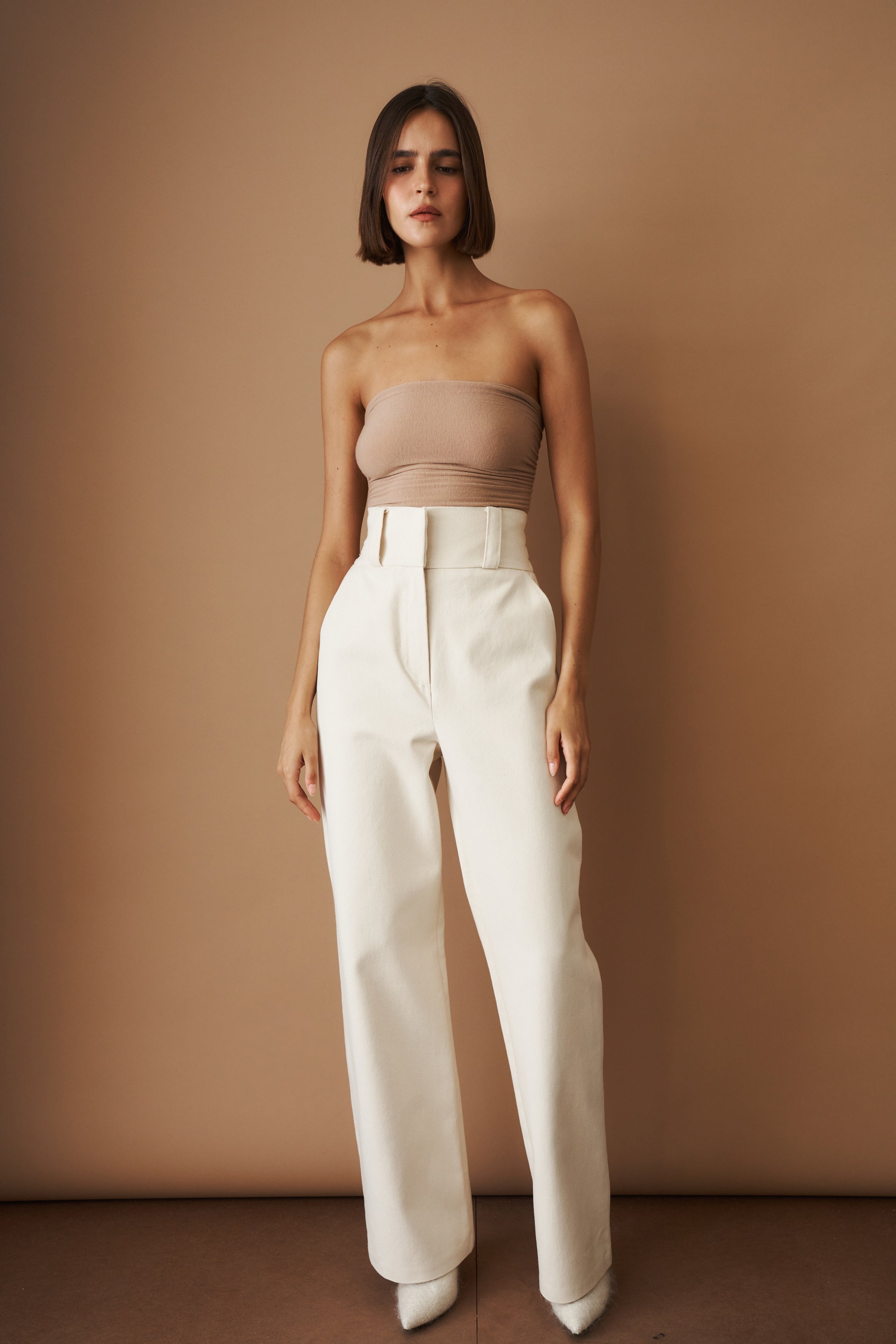 Denim Pants Eggshell