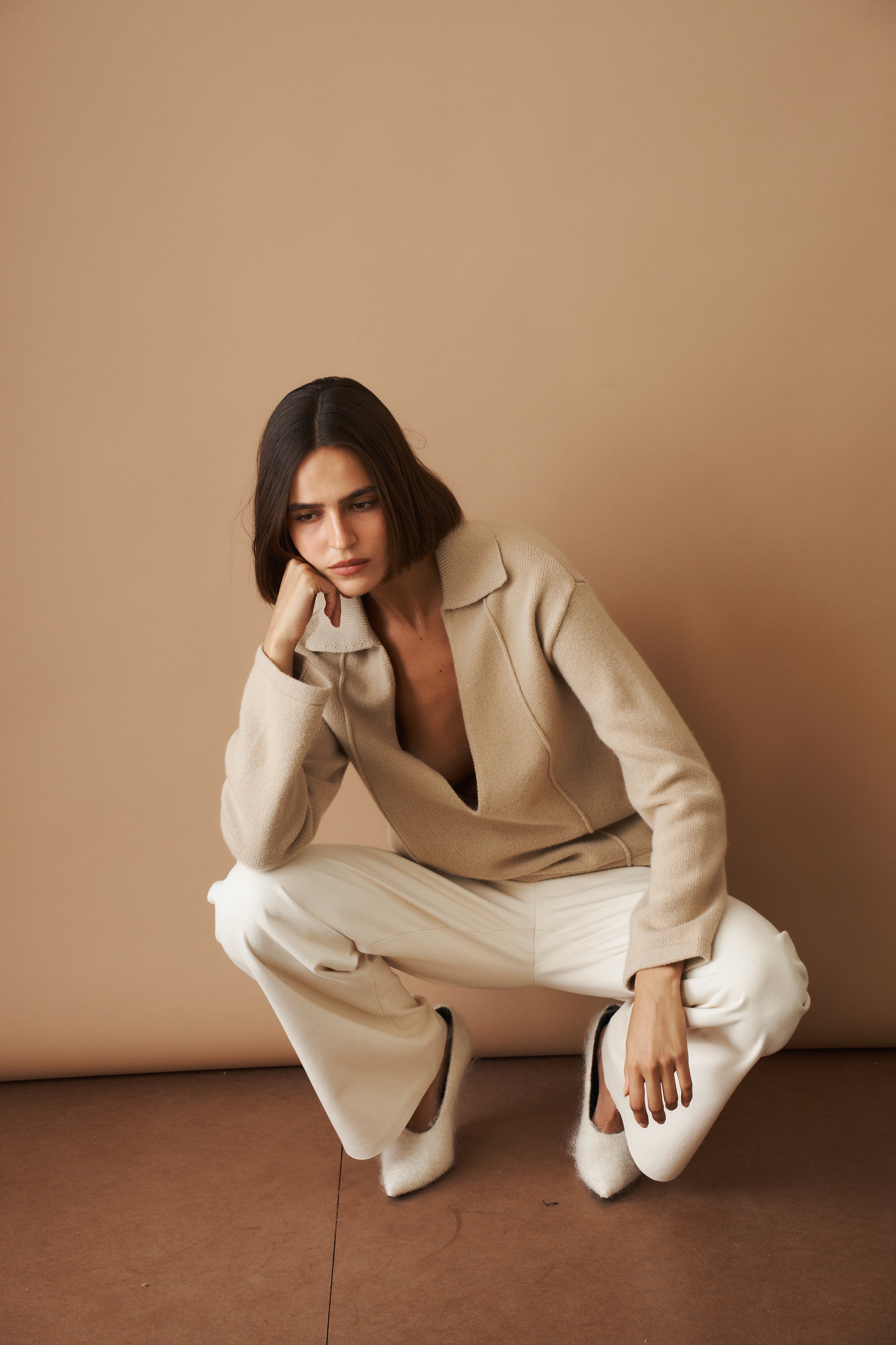 Sia Top Beige