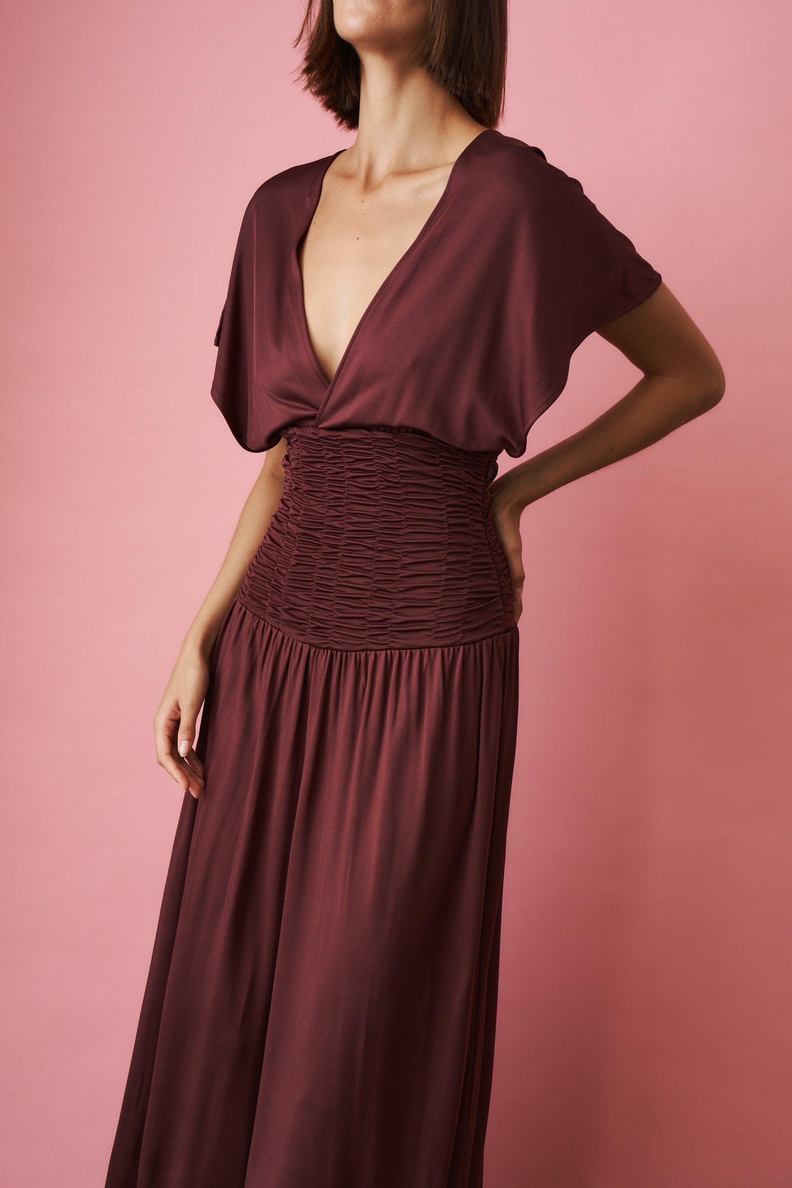 Anara Dress Merlot
