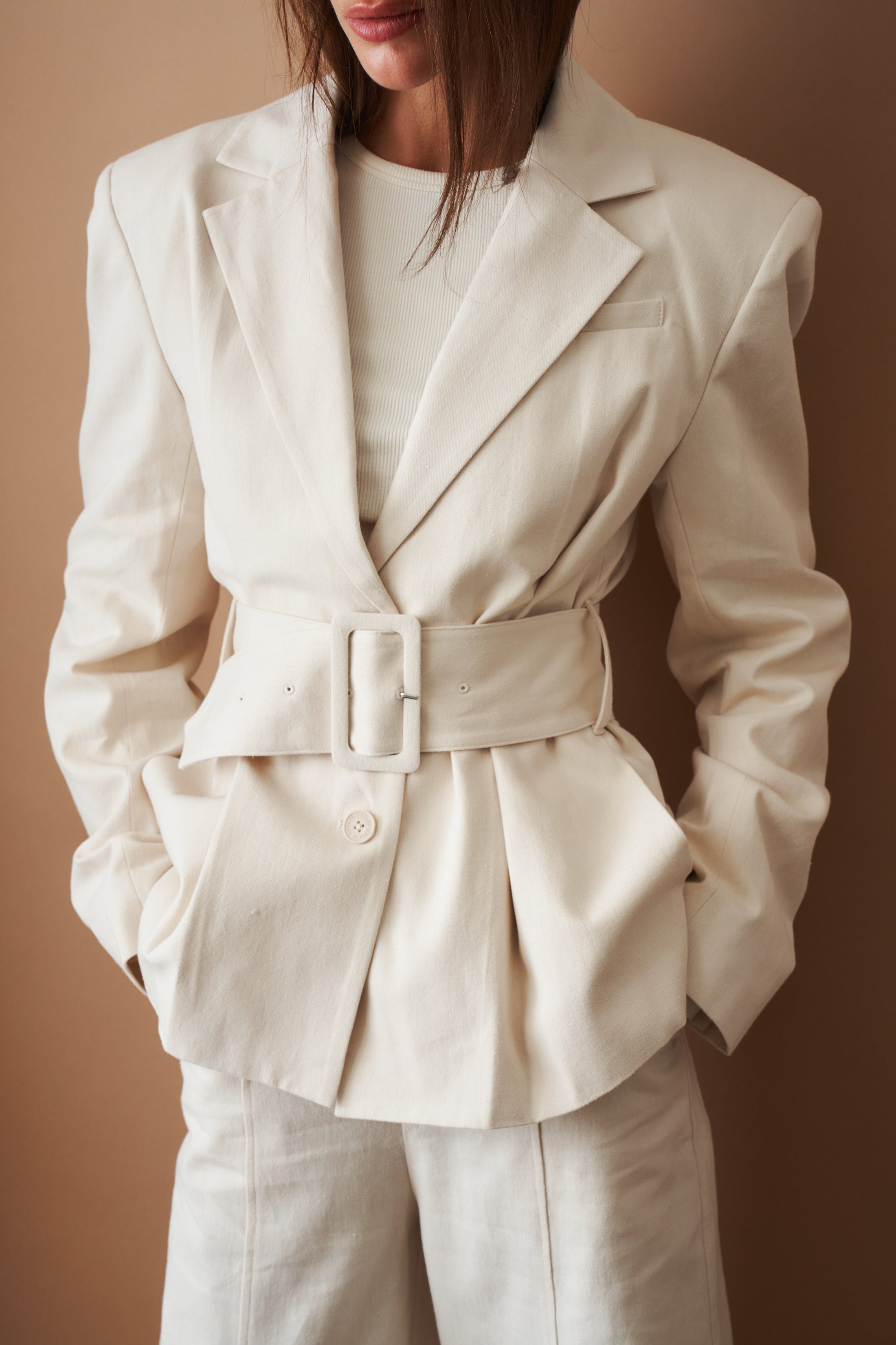 Linen Suiting Blazer - DÉSORDRE