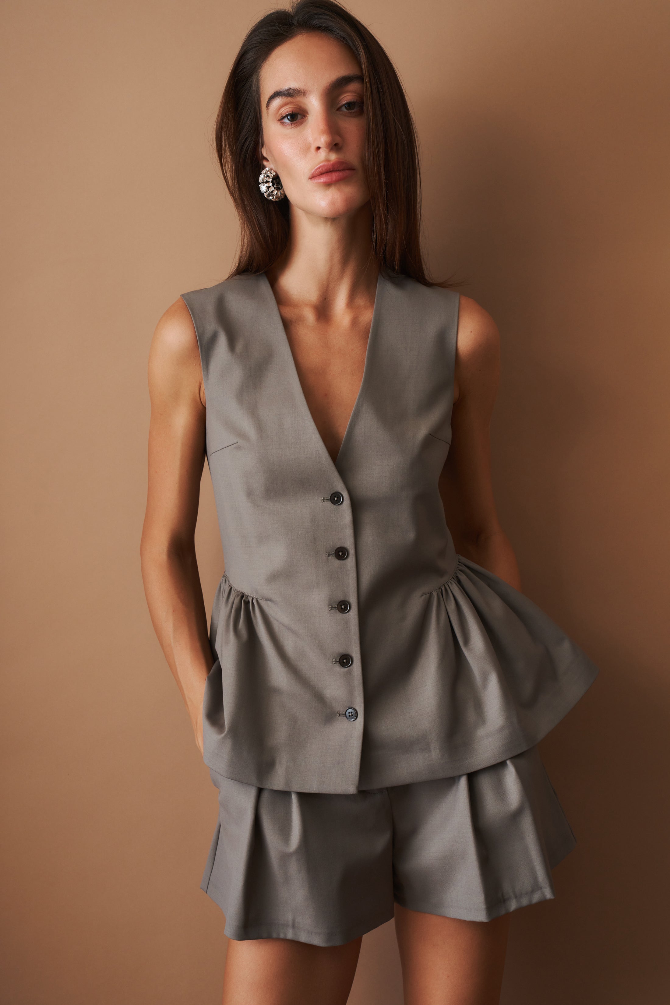 Peplum Waistcoat - DÉSORDRE