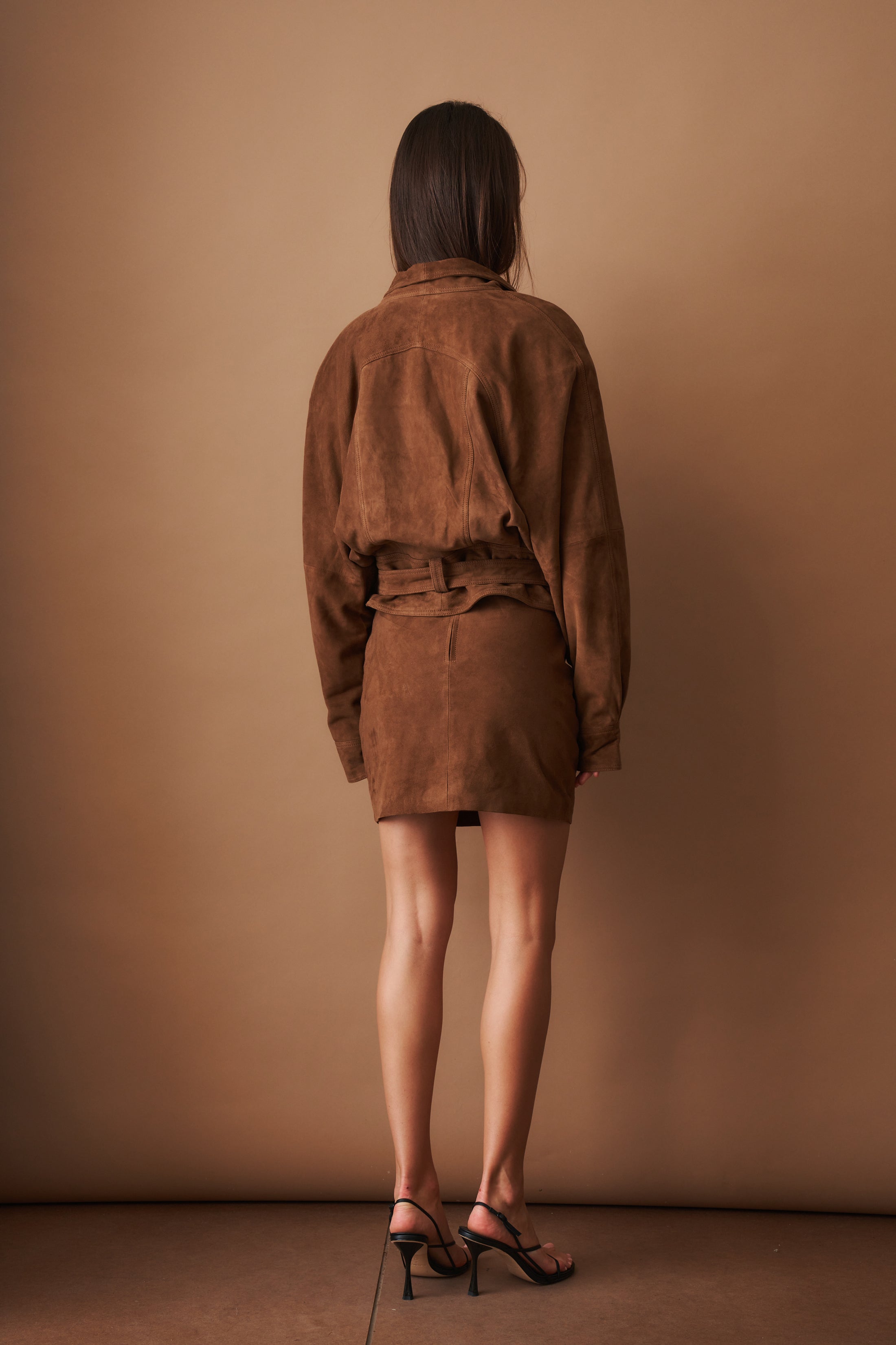 Suede Bomber Jacket - DÉSORDRE