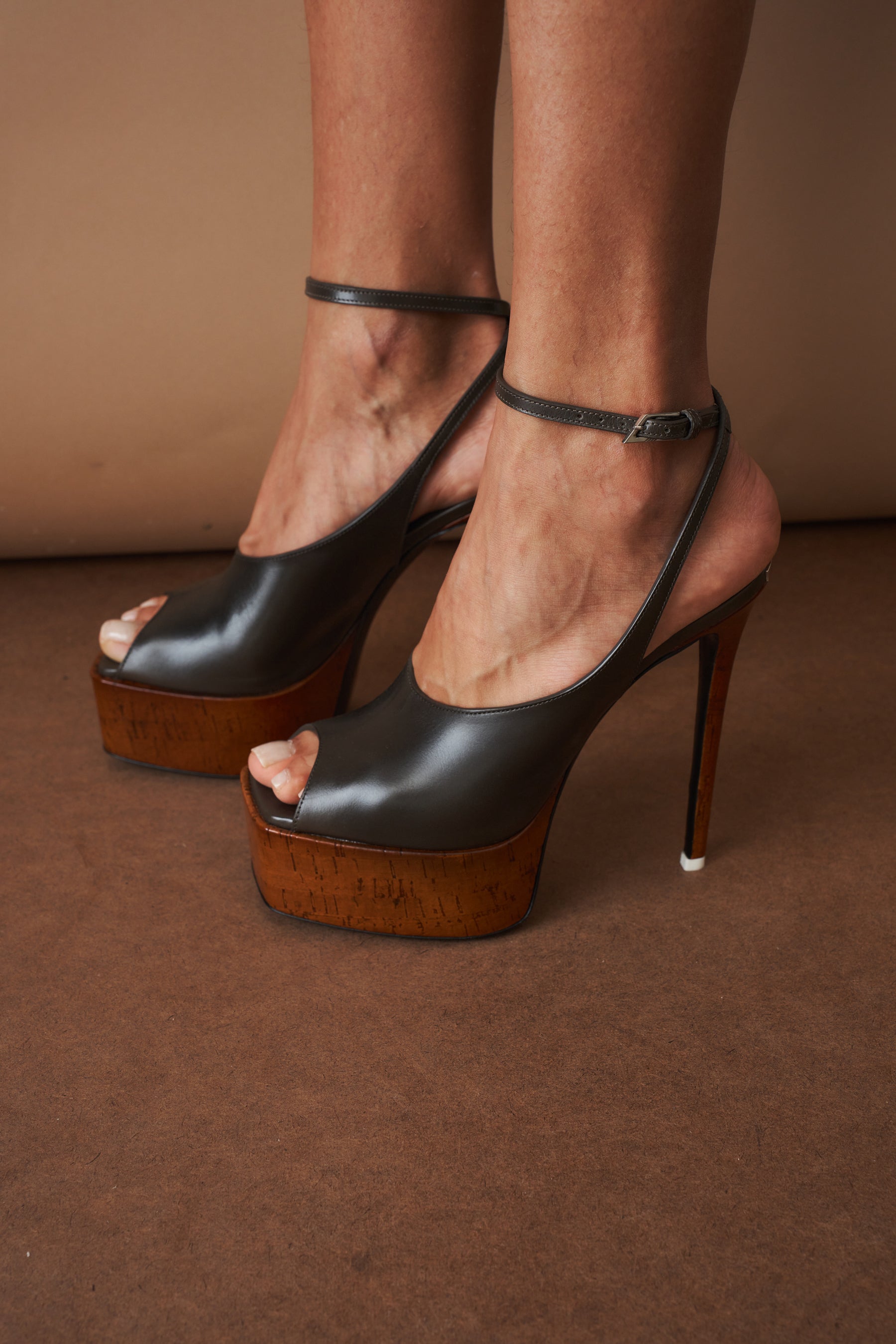 Ornella Dark Green Sandal - DÉSORDRE