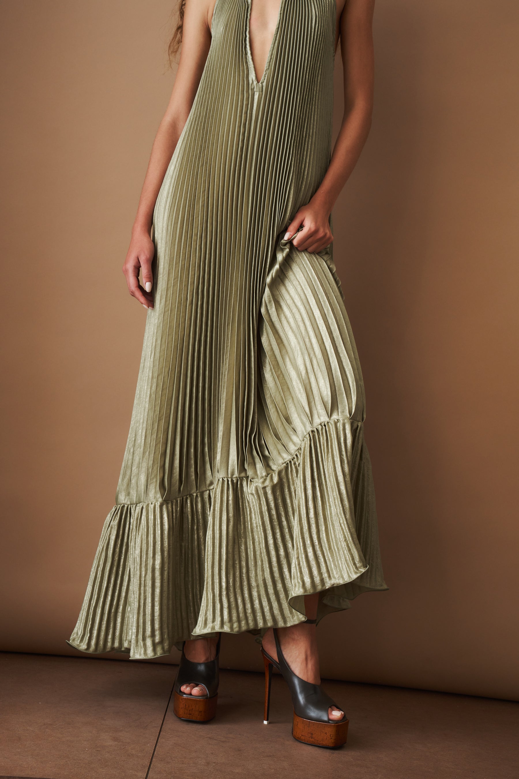 Libertie Gown Garden Shimmer - DÉSORDRE