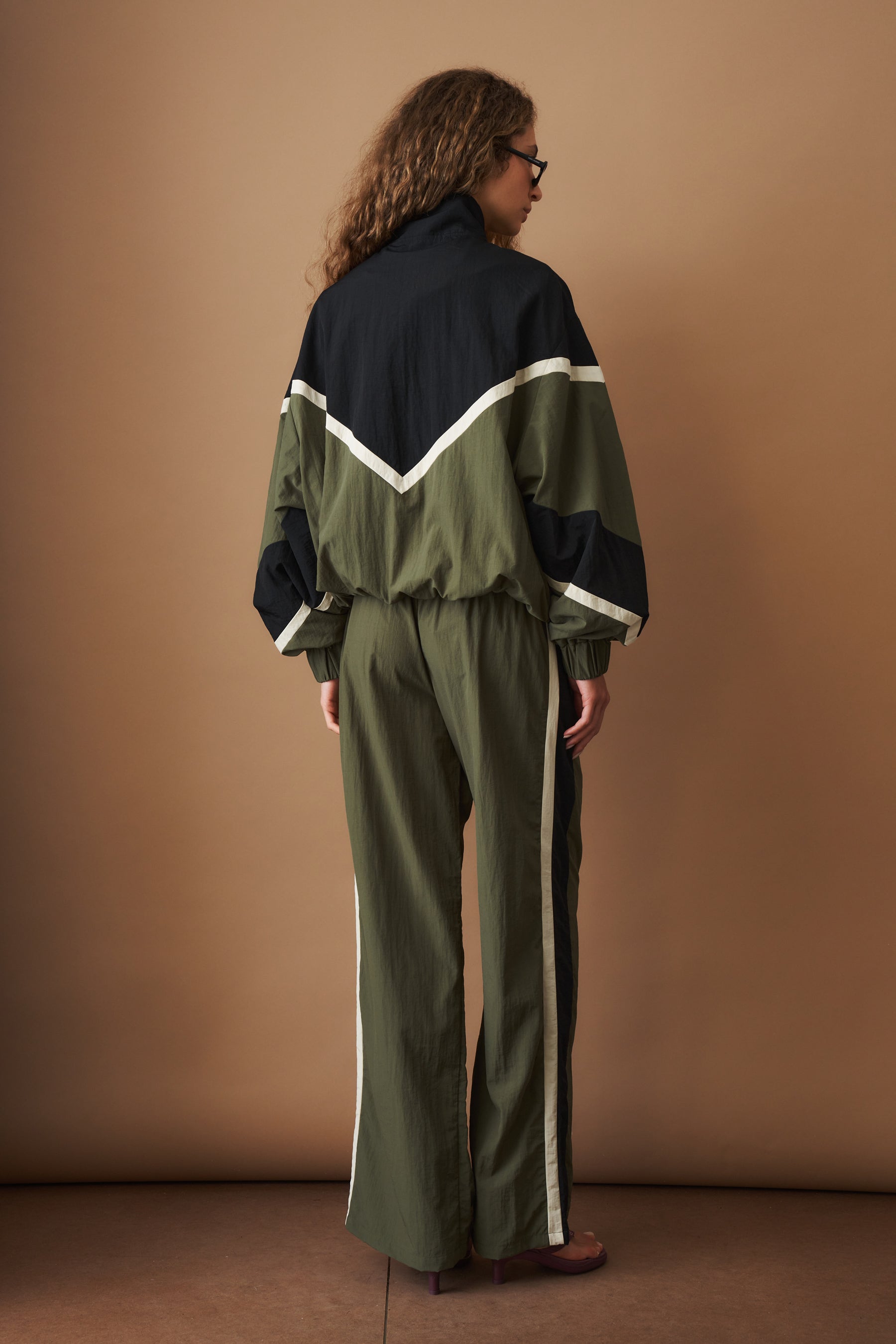 Multicolor Water Resistant Parachute Track Pants - DÉSORDRE