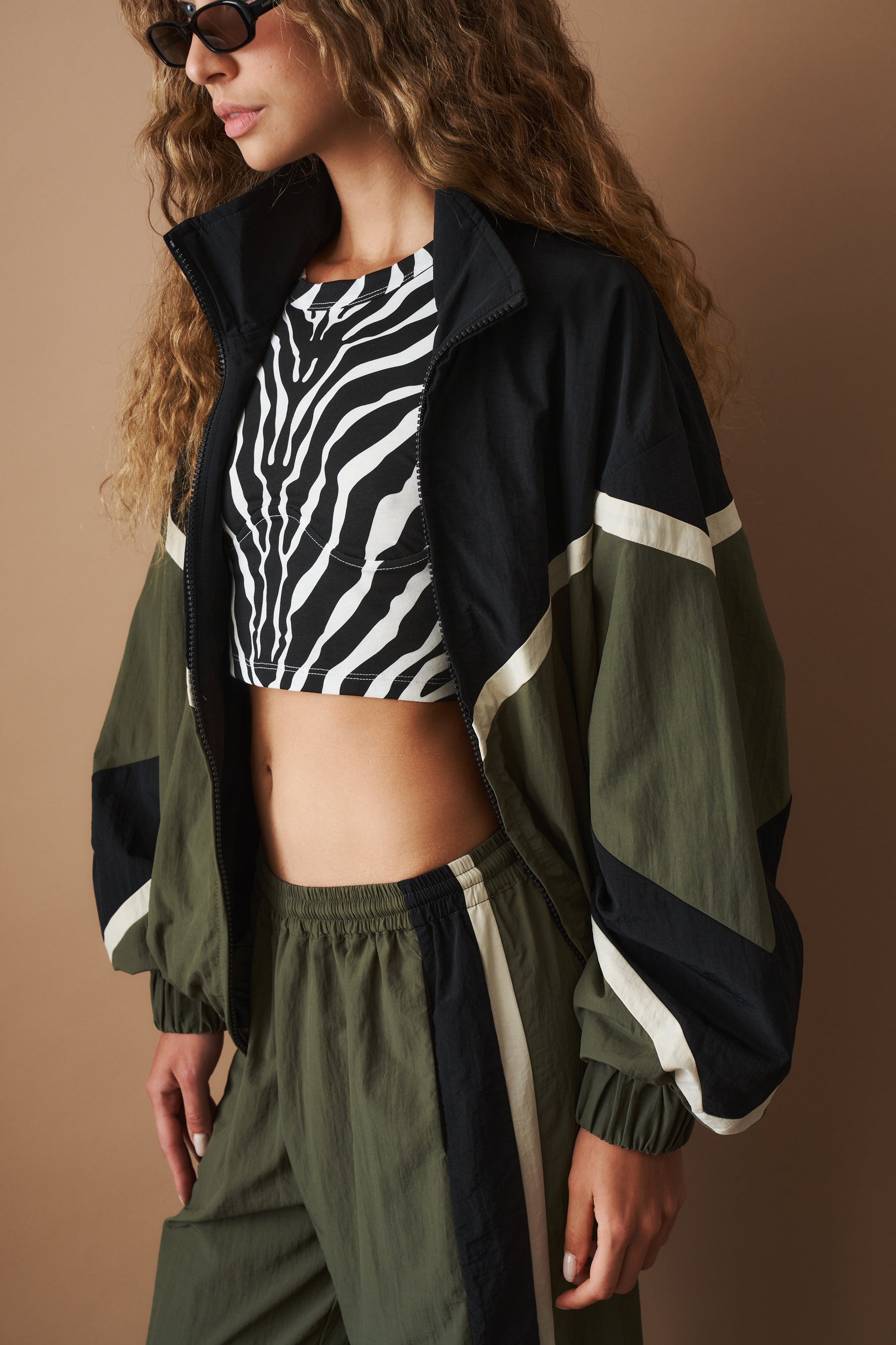 Multicolor Water Resistant Parachute Jacket - DÉSORDRE