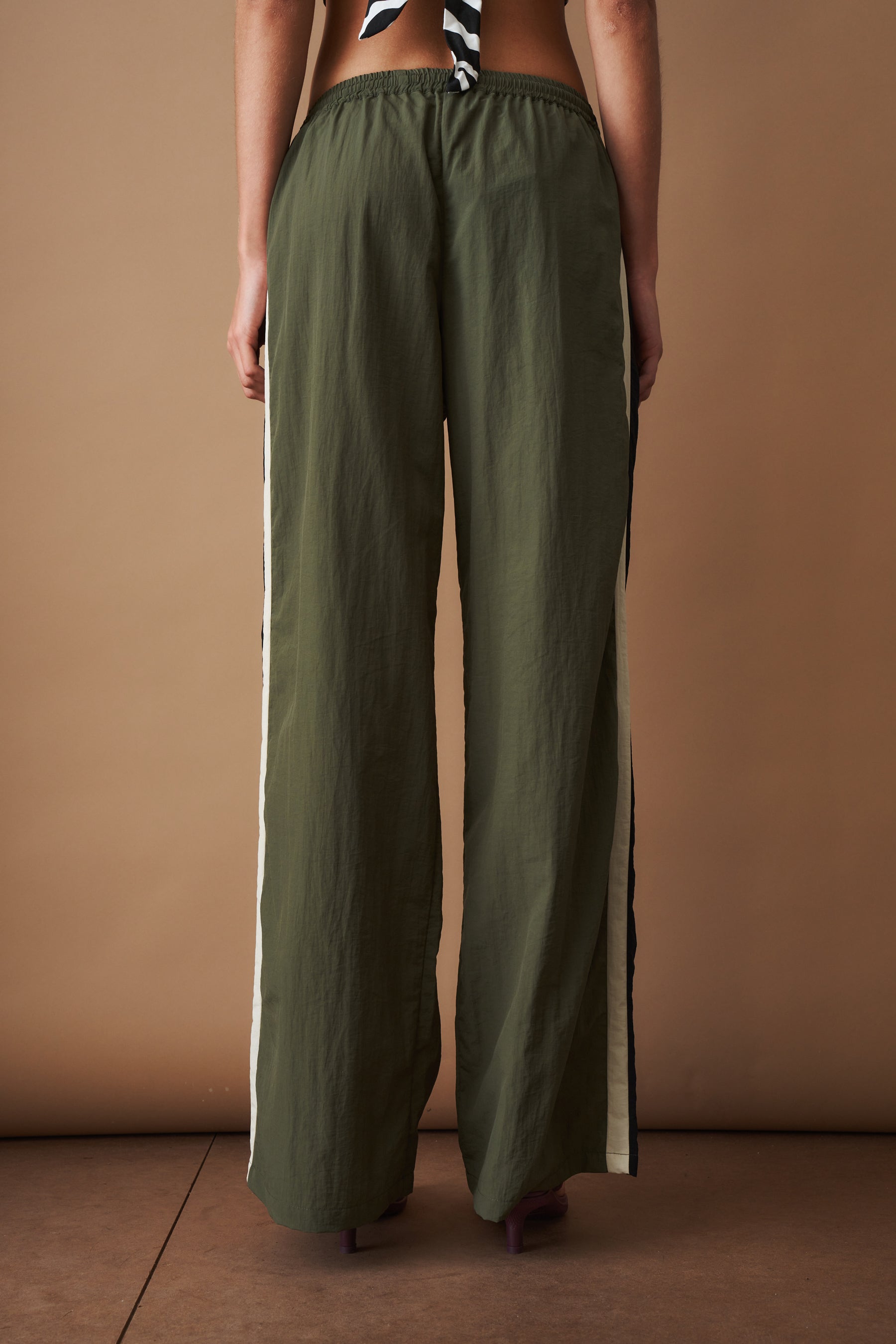 Multicolor Water Resistant Parachute Track Pants - DÉSORDRE