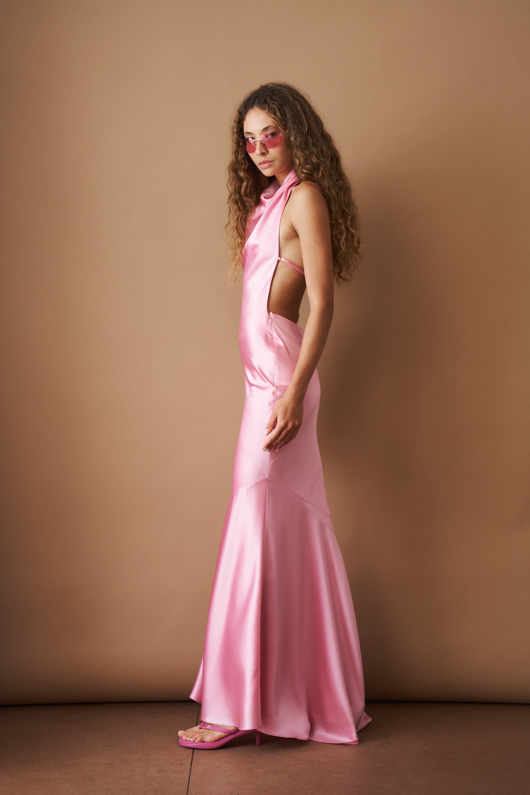 Luneth Flamingo Dress - DÉSORDRE