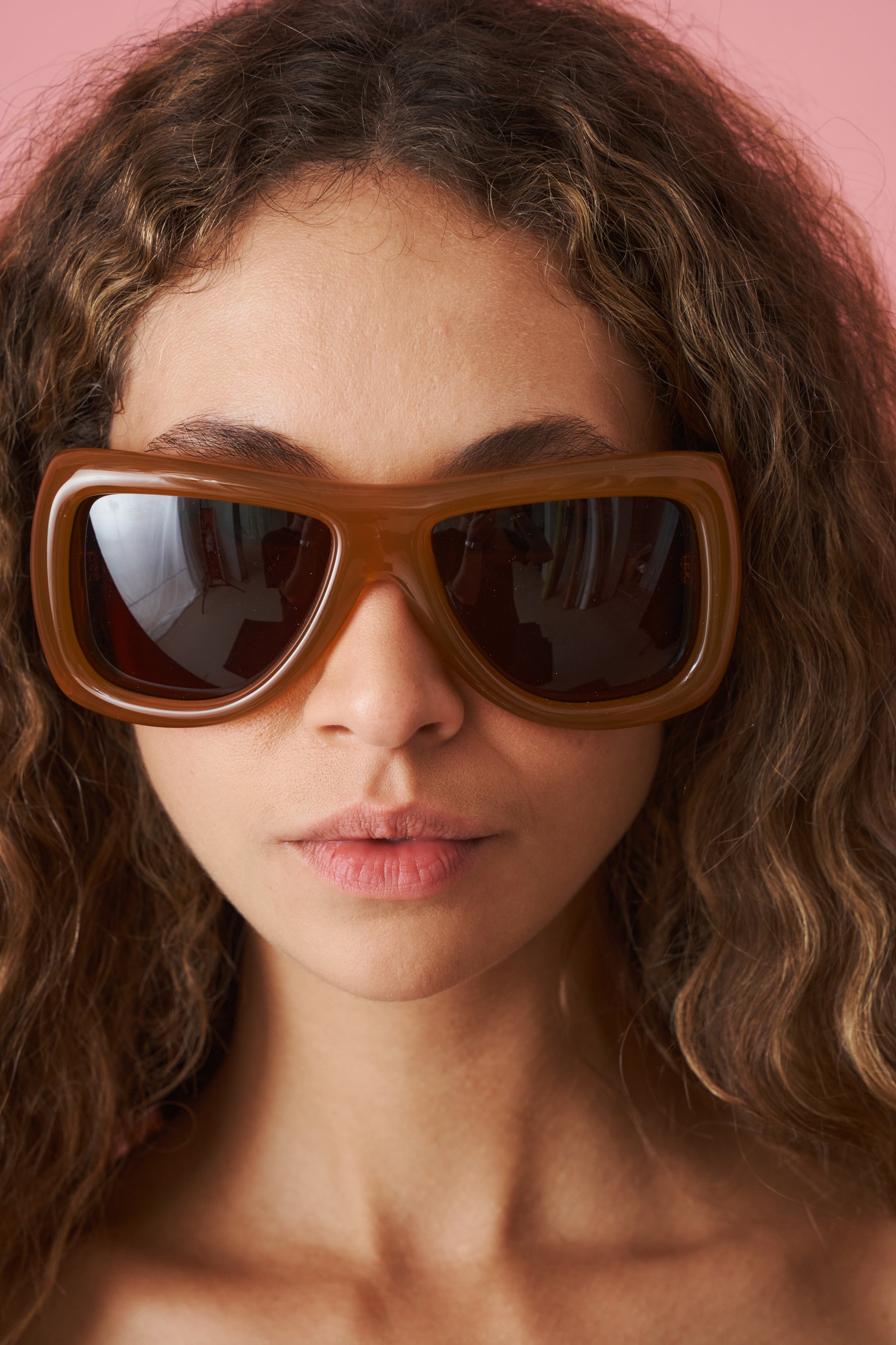 Square Howl Yellow Sunglasses