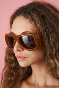 Square Howl Yellow Sunglasses - DÉSORDRE