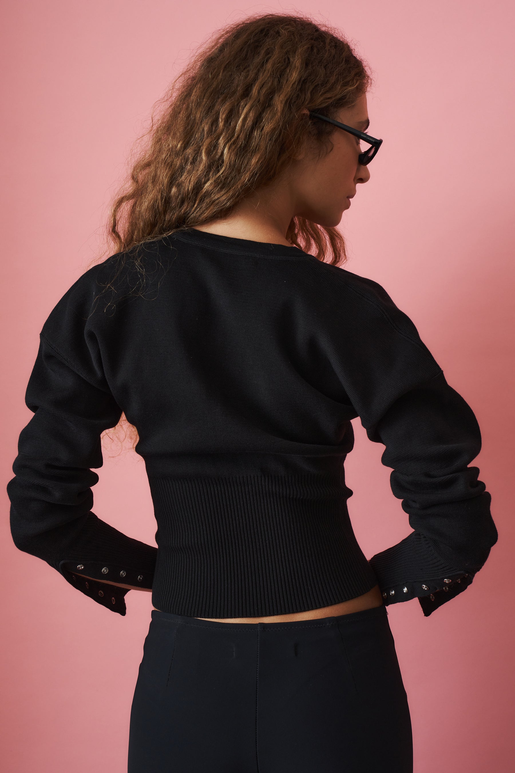 The Weekend Knit Cardigan Black - DÉSORDRE