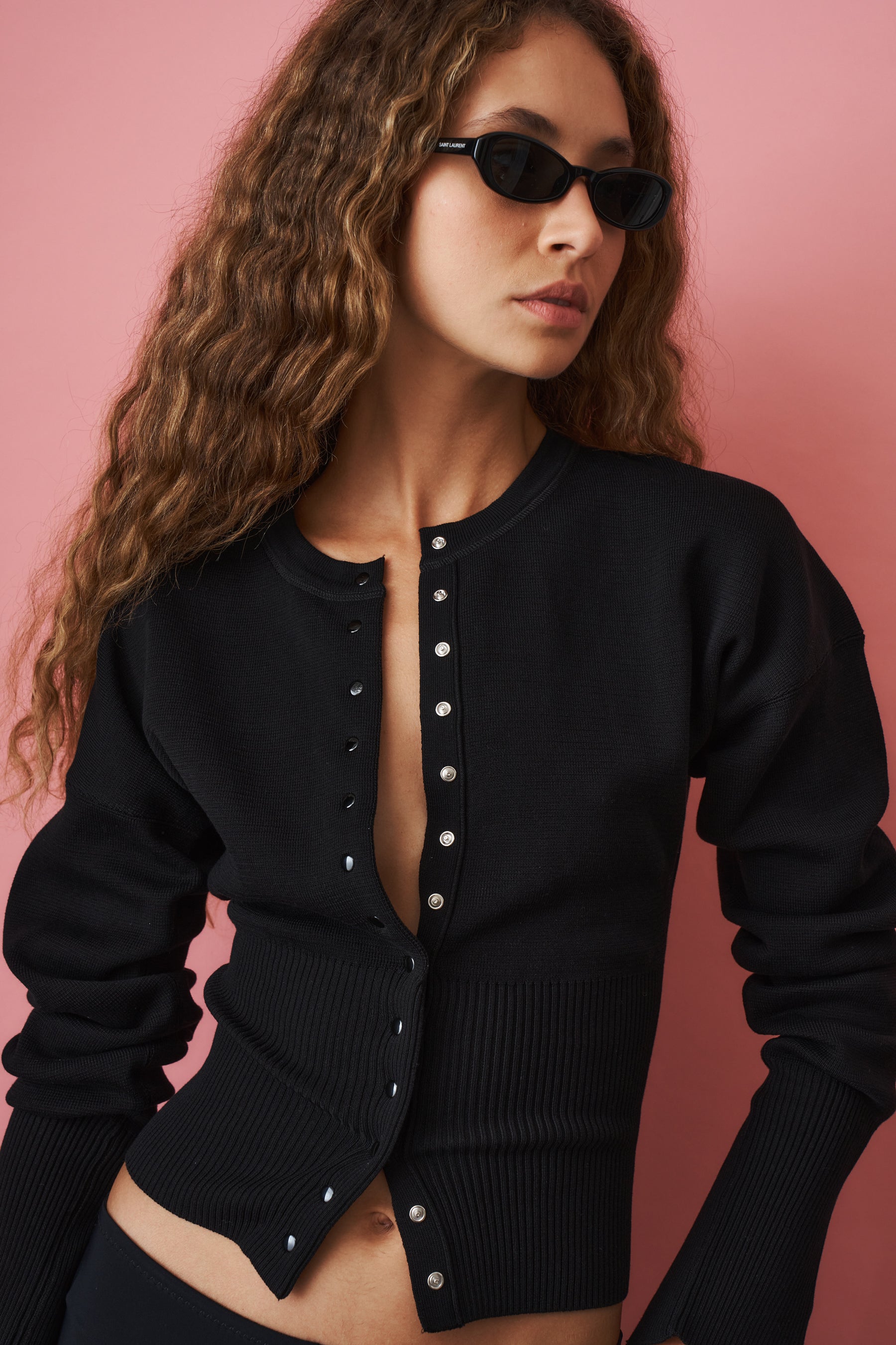 The Weekend Knit Cardigan Black - DÉSORDRE