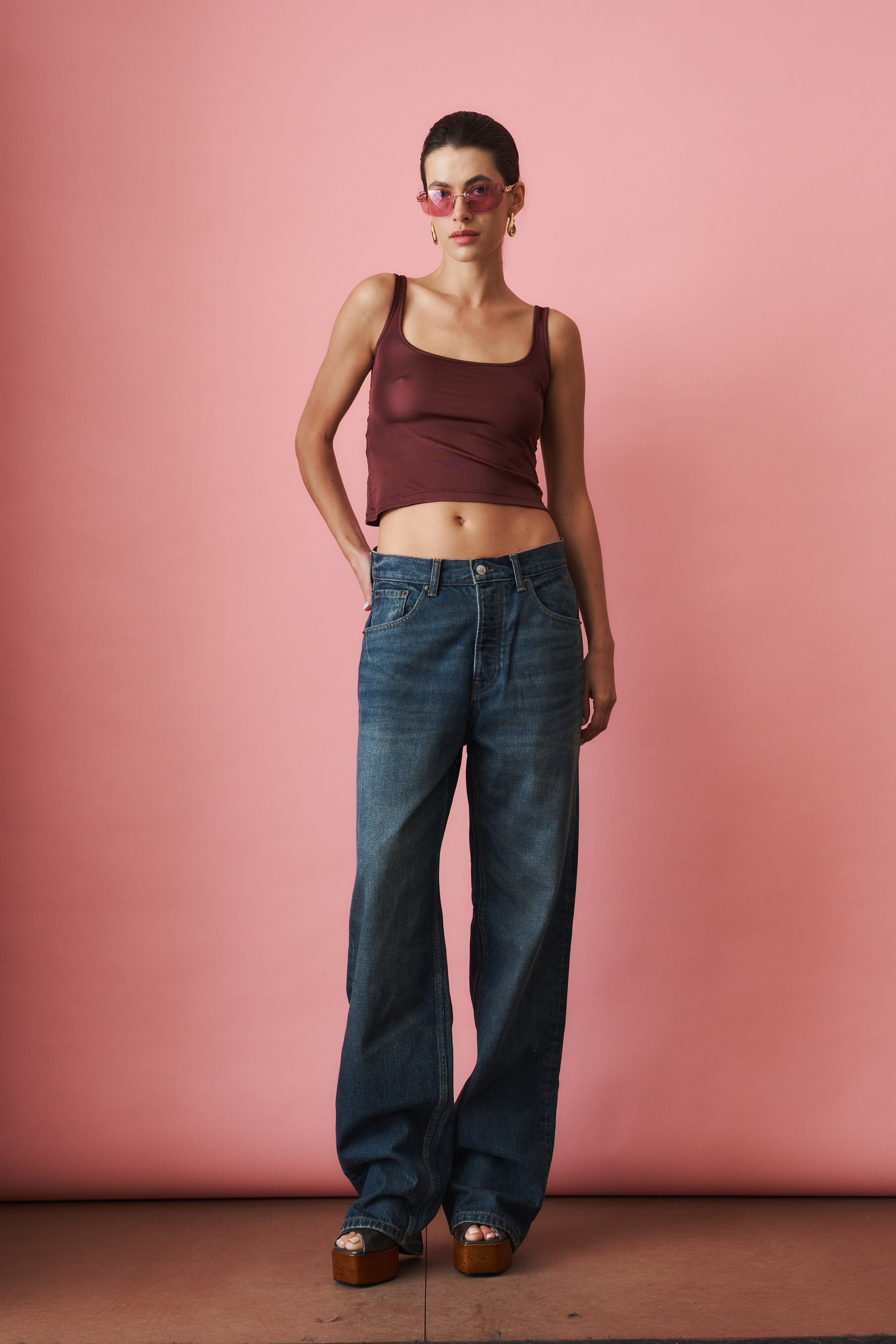 Baggy Jeans Green Wash - DÉSORDRE