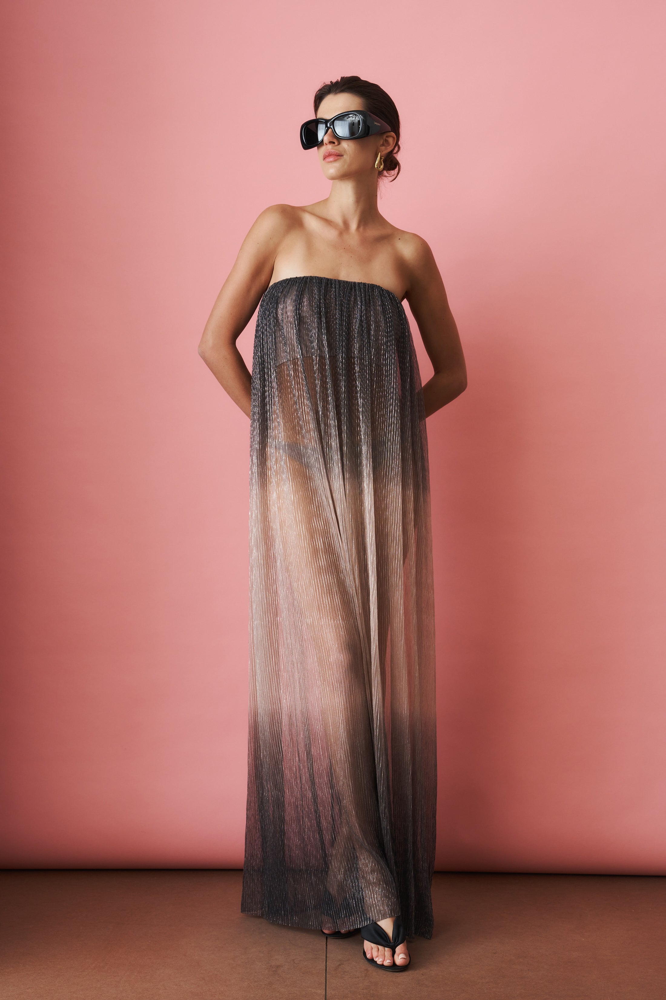 Dante Dress Smoke Moonlight - DÉSORDRE