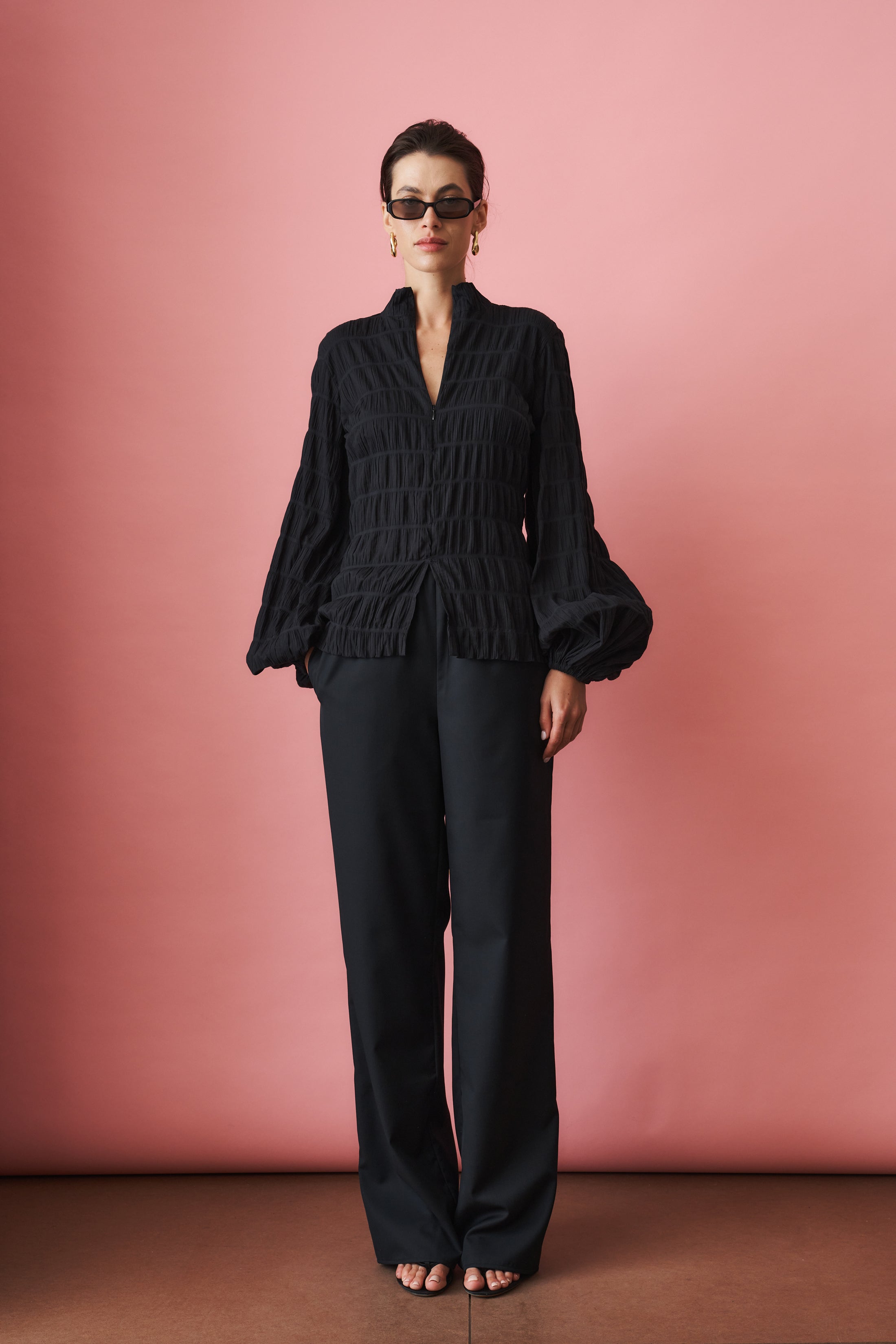 Dalila Shirt Black - DÉSORDRE