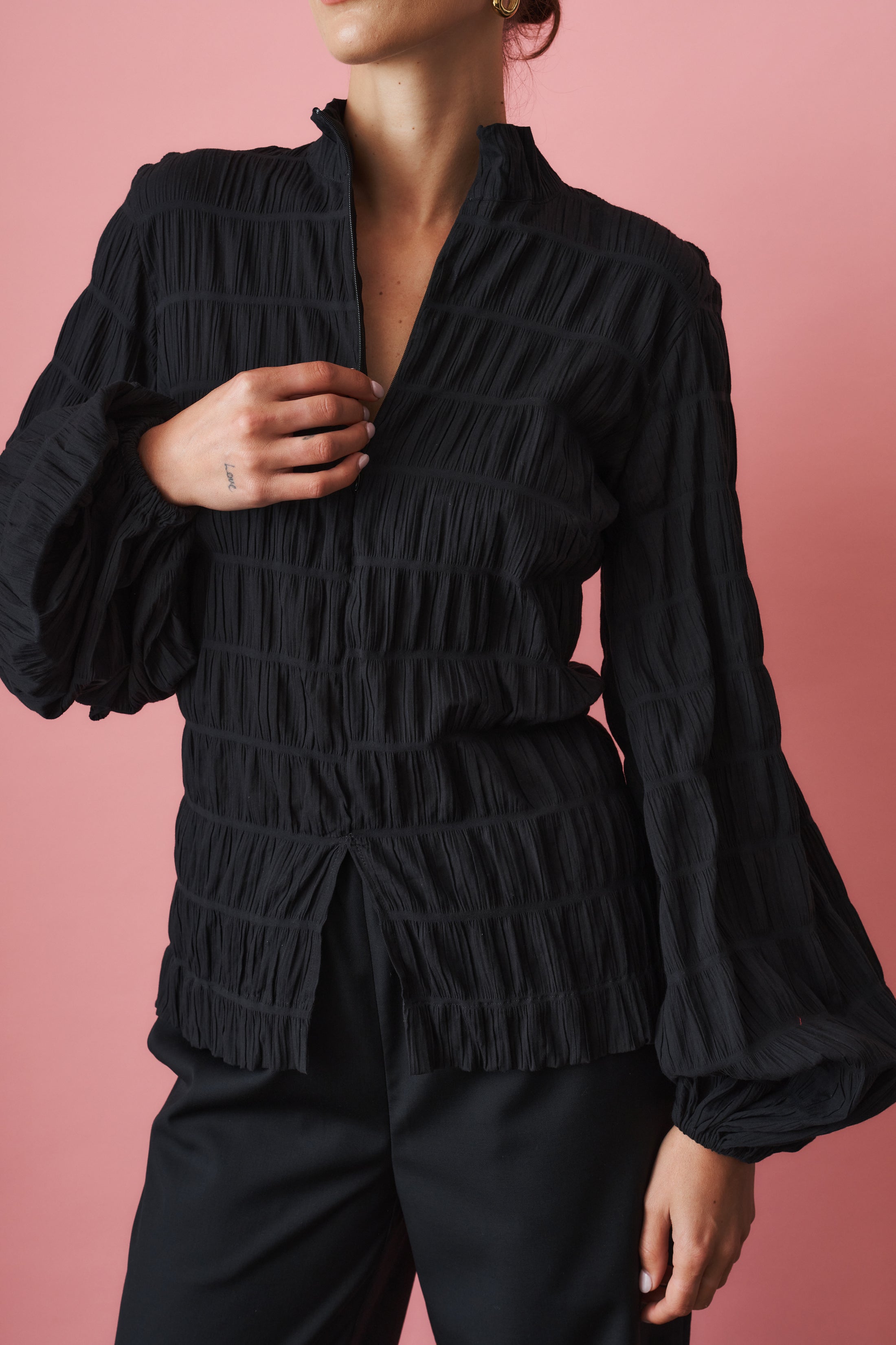 Dalila Shirt Black - DÉSORDRE