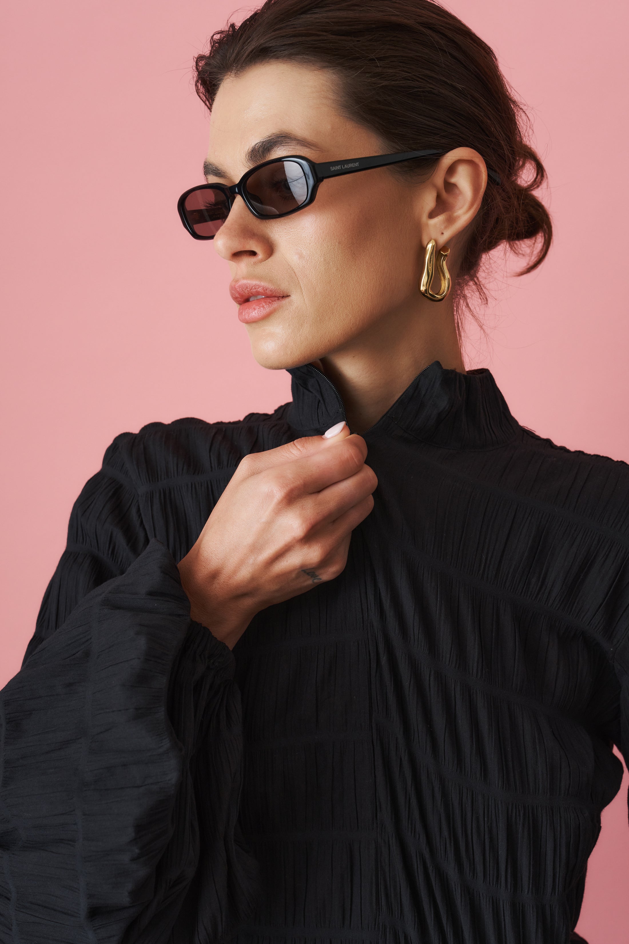 Dalila Shirt Black - DÉSORDRE