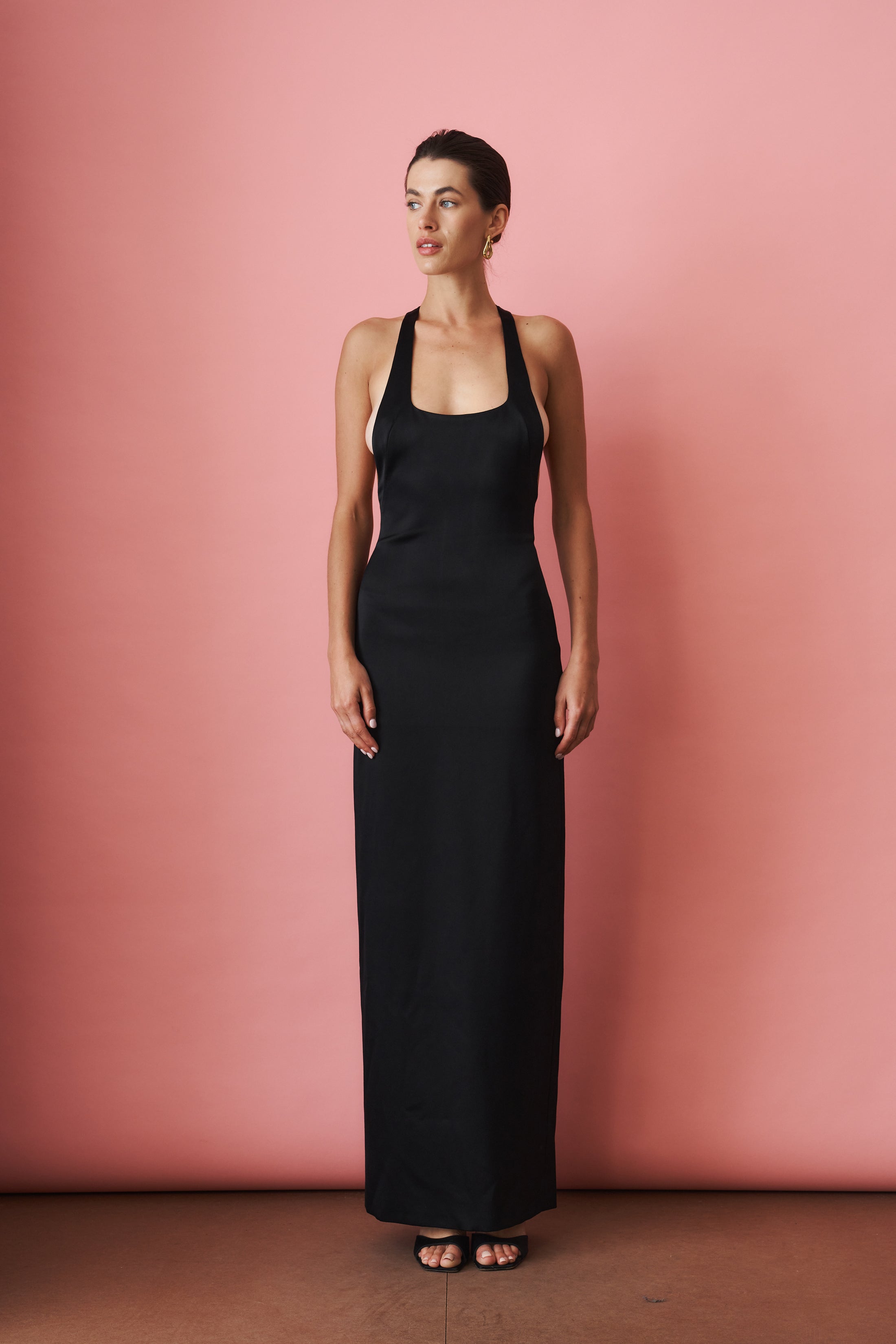 Moss Black Gown - DÉSORDRE