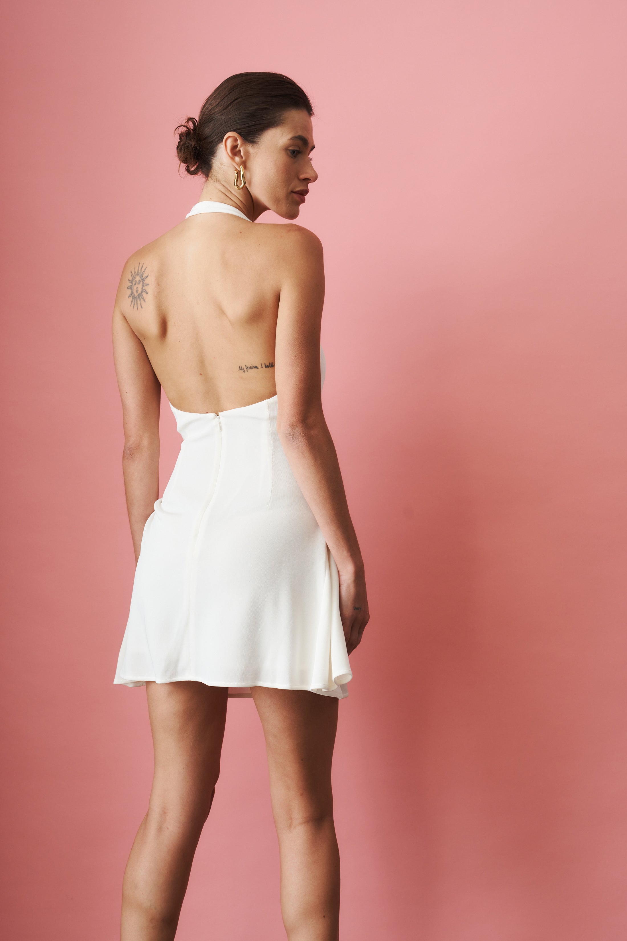 Amira White Dress - DÉSORDRE
