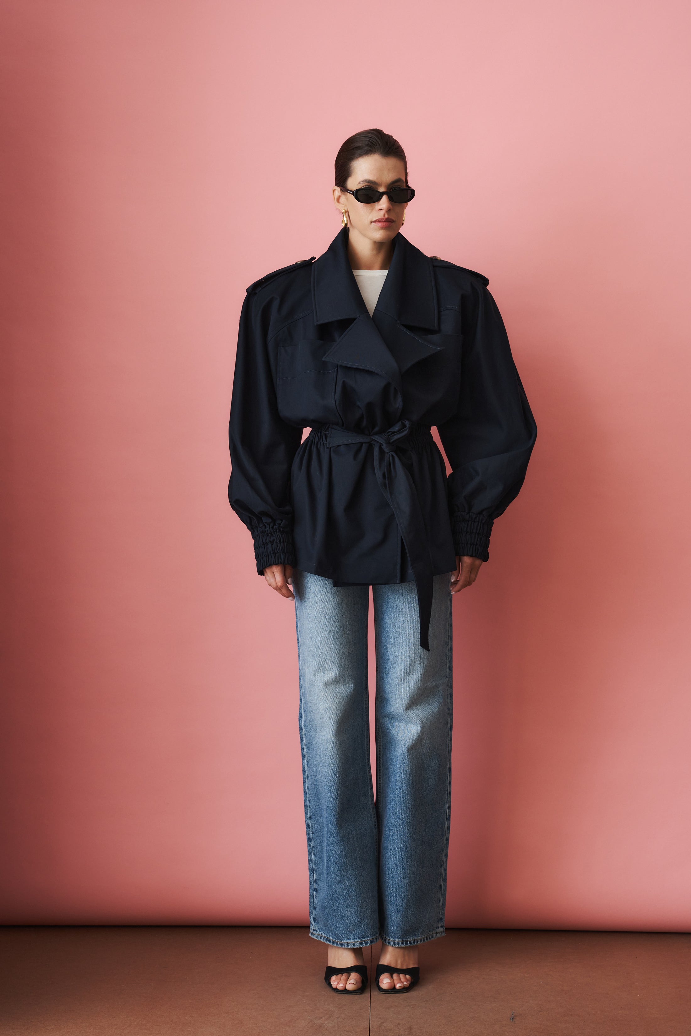 Our Trench Cotton Navy - DÉSORDRE