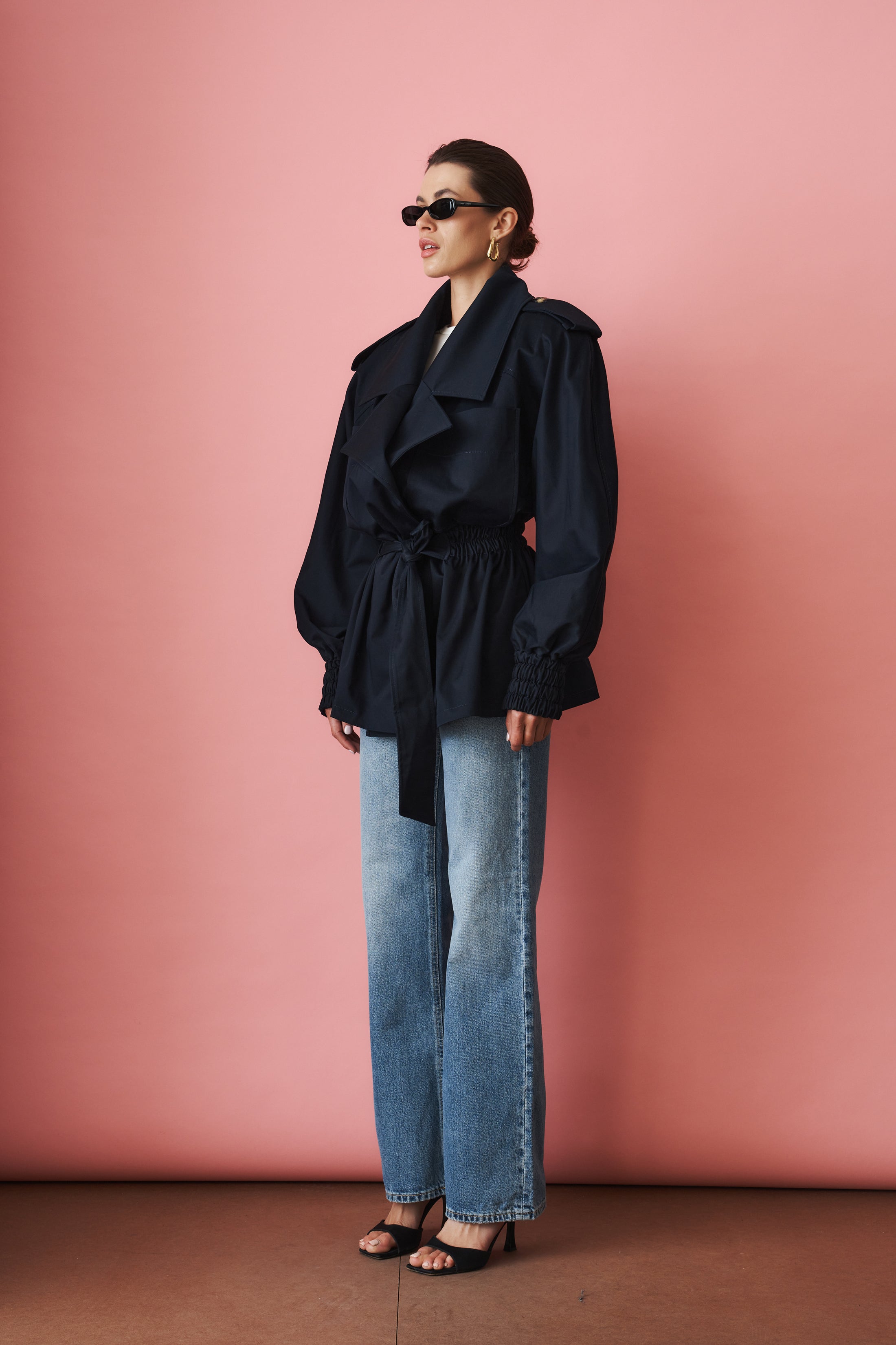 Our Trench Cotton Navy - DÉSORDRE