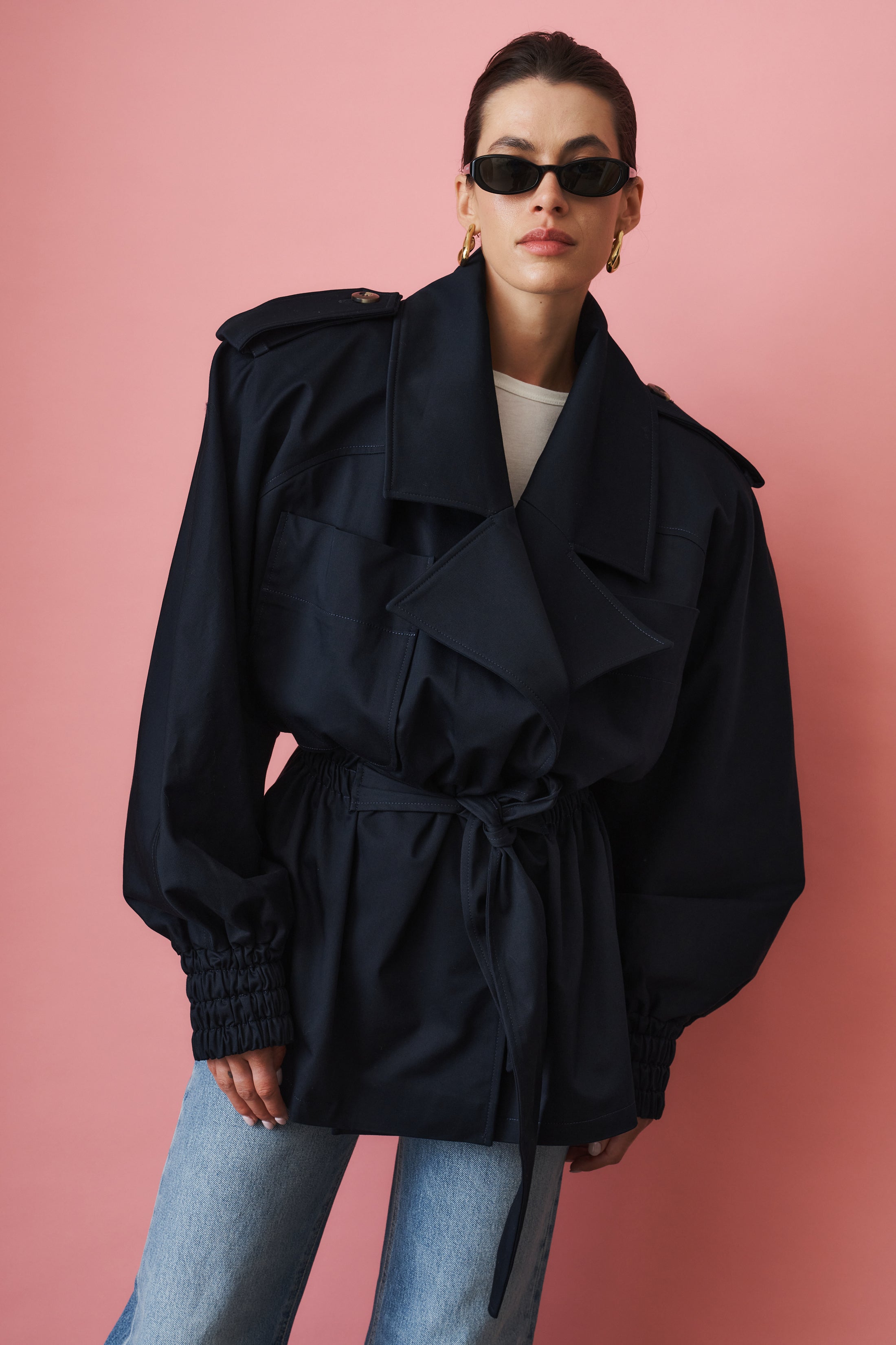 Our Trench Cotton Navy - DÉSORDRE