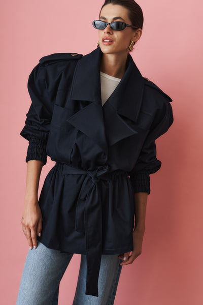 Our Trench Cotton Navy - DÉSORDRE