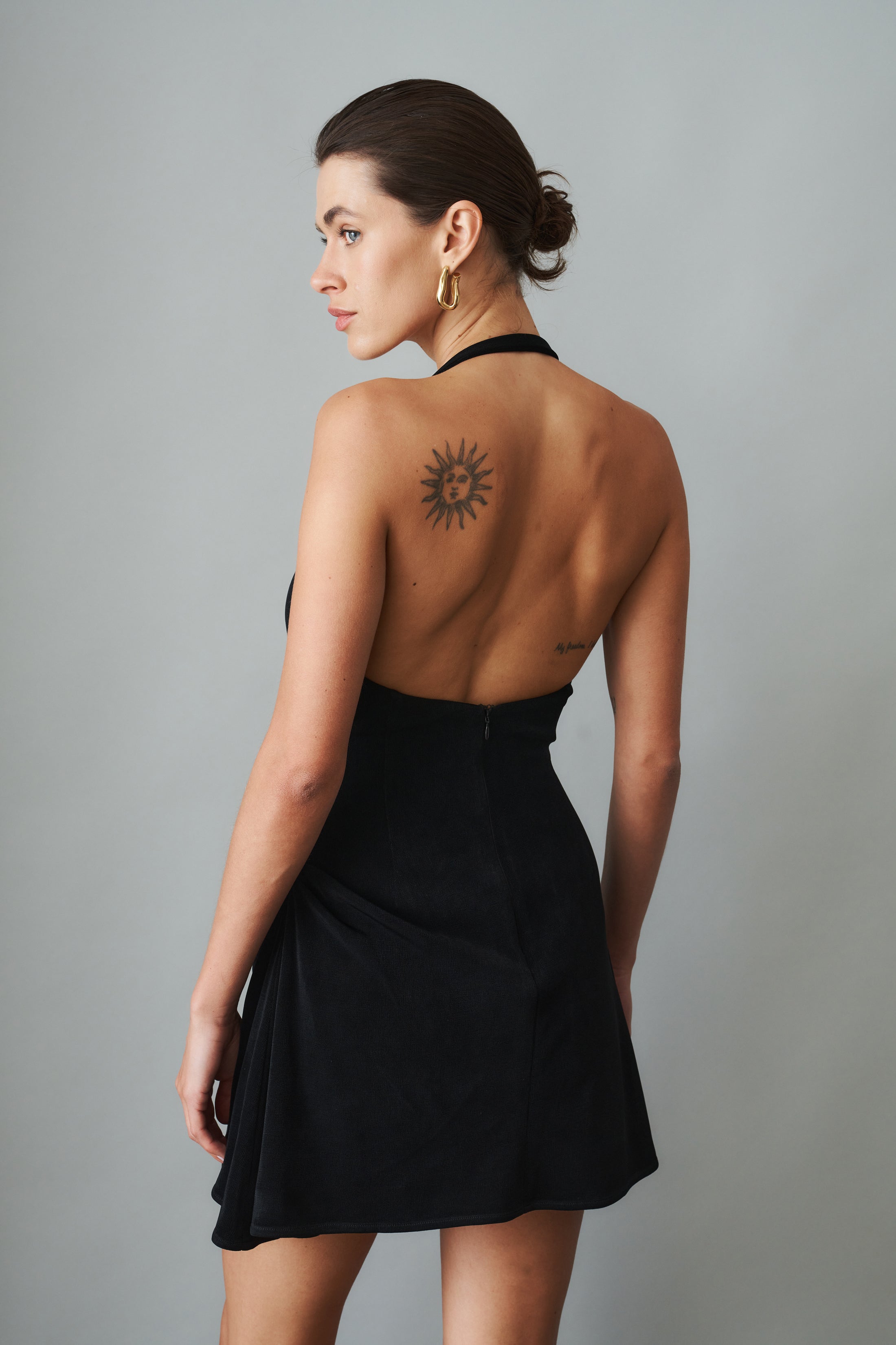 Amira Black Dress - DÉSORDRE