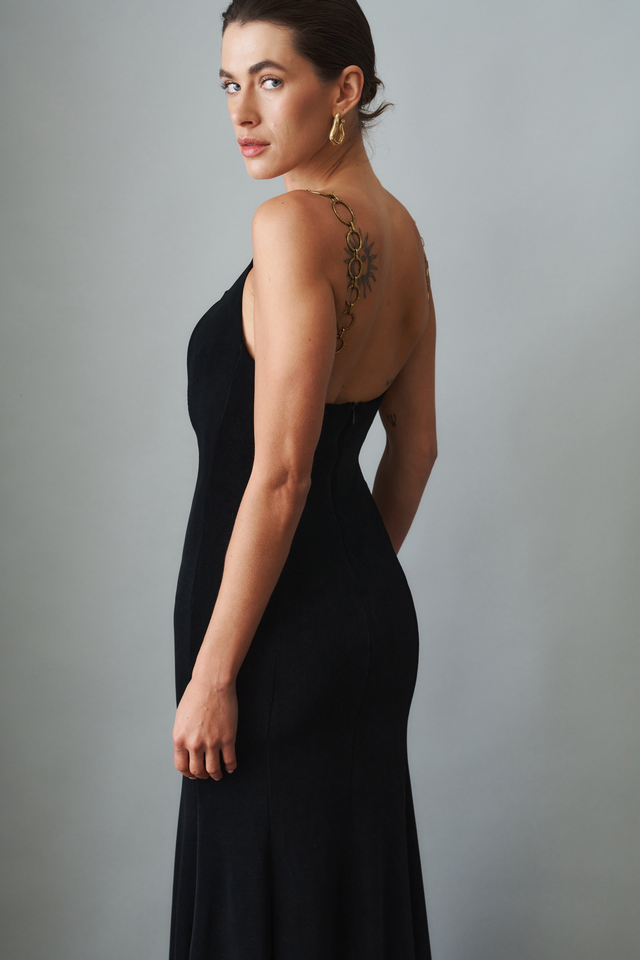 Jasmine Black Dress - DÉSORDRE