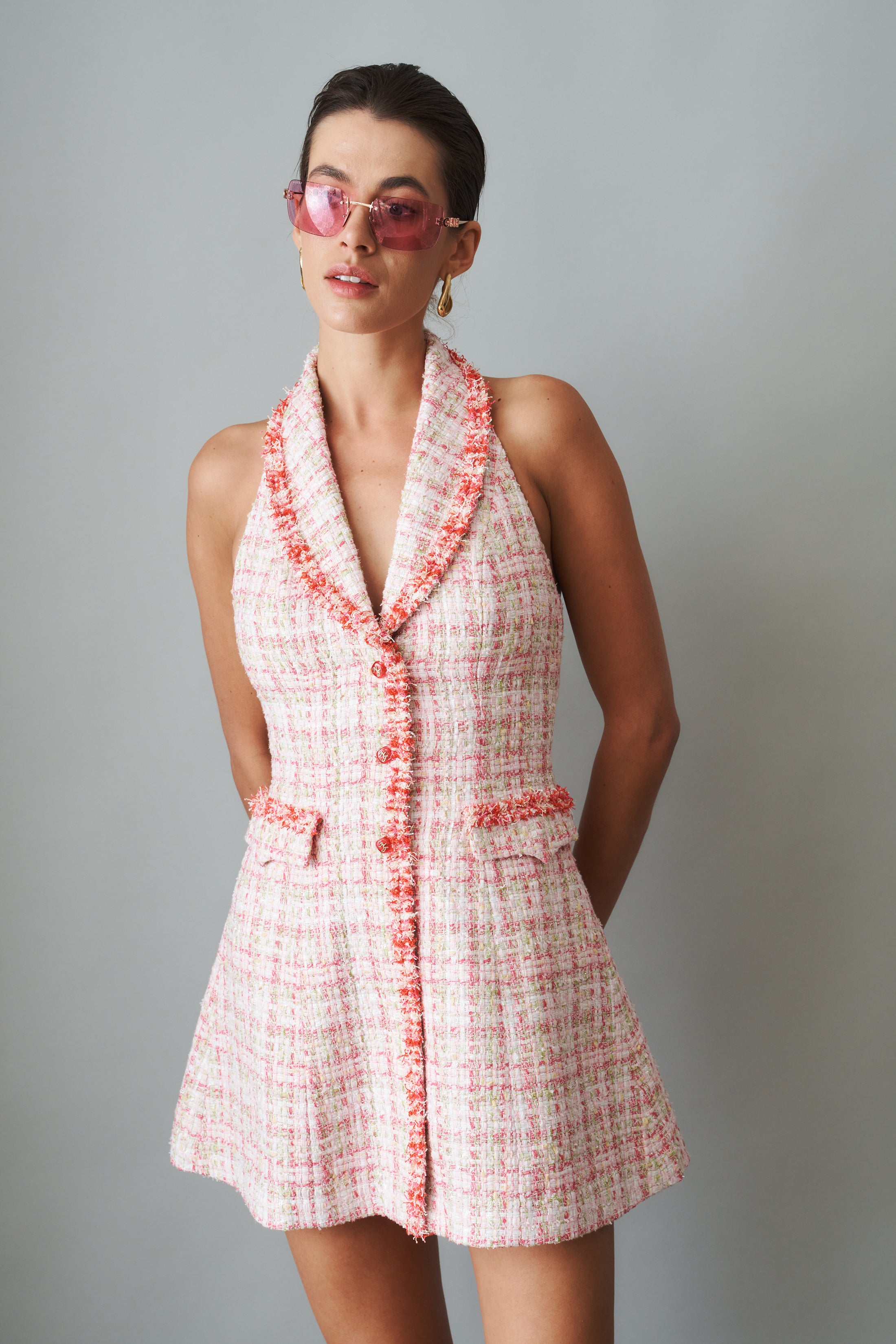 Bianca Pink Mini Dress - DÉSORDRE