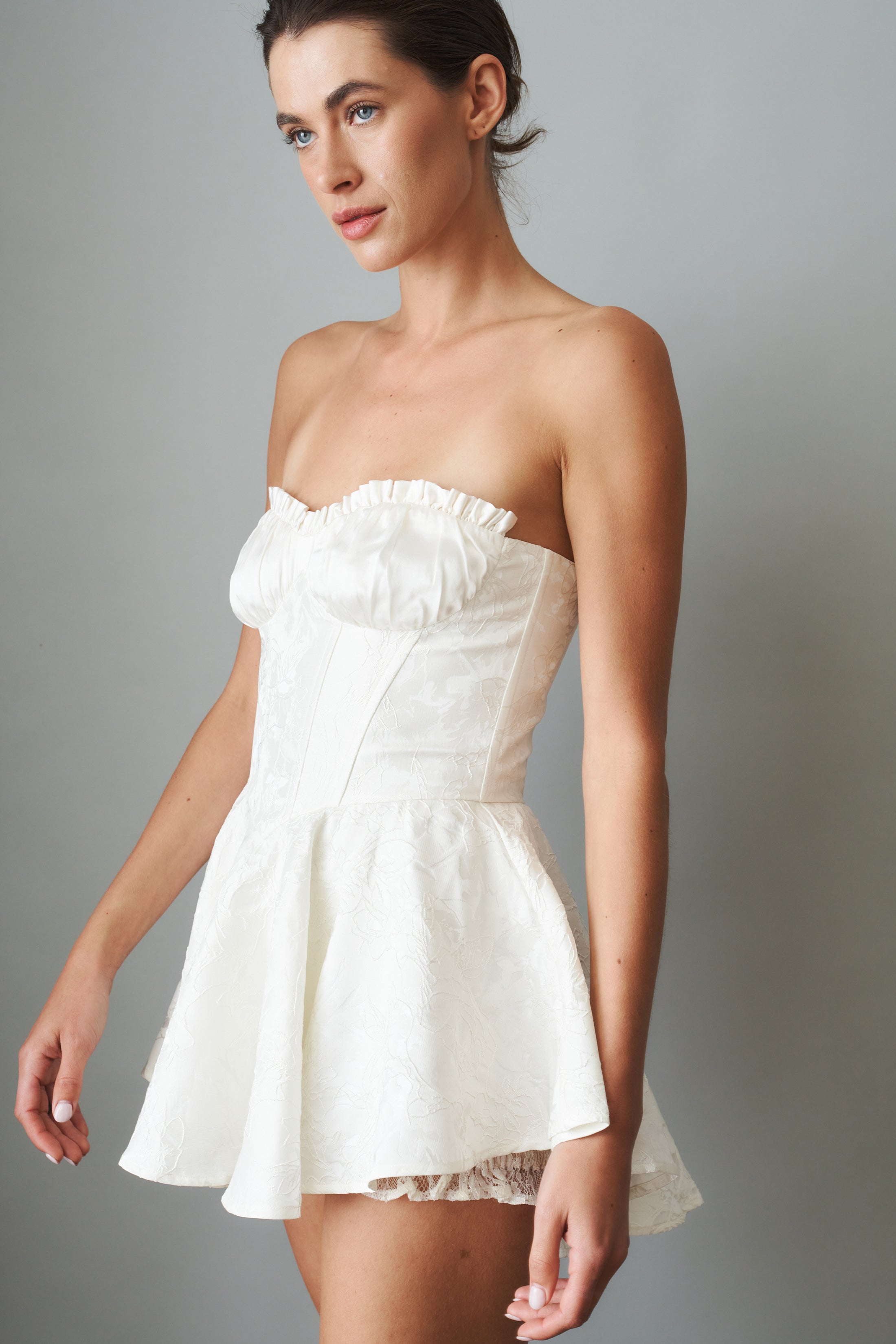 Airina Dress White - DÉSORDRE