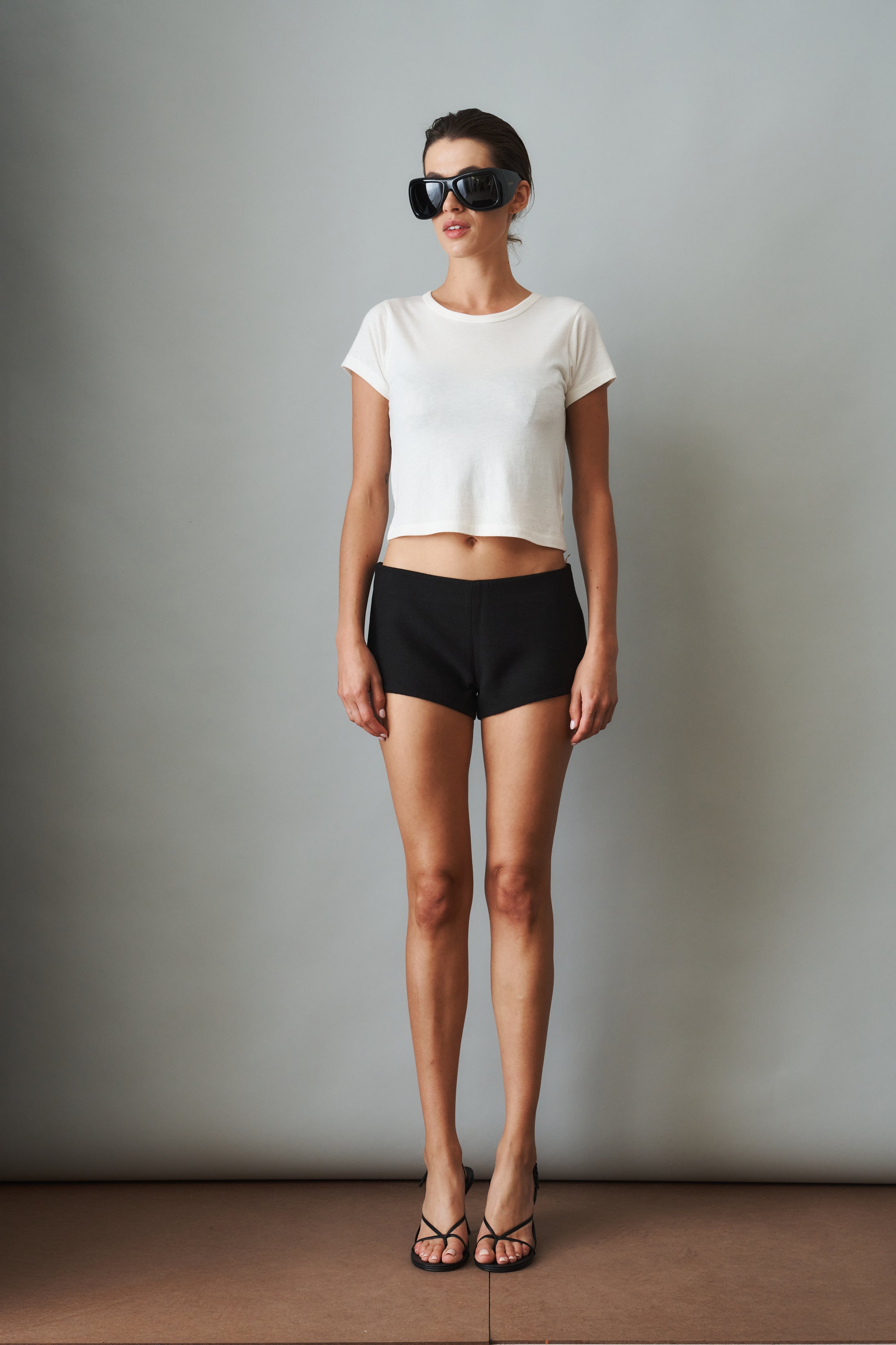 Camille Black Tailored Shorts - DÉSORDRE