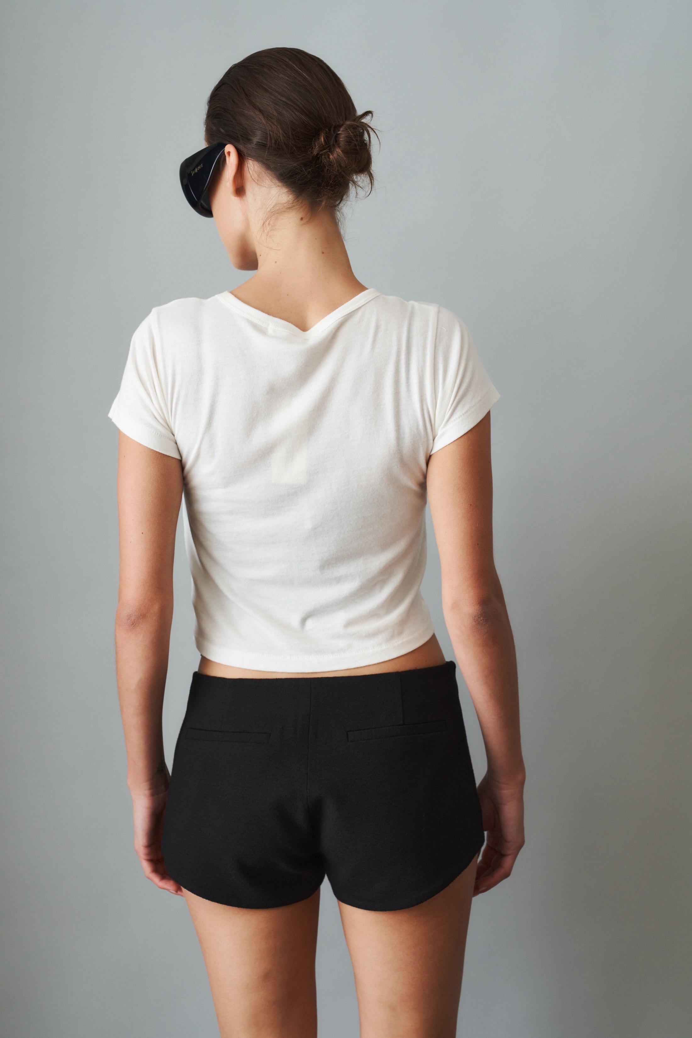 Camille Black Tailored Shorts - DÉSORDRE