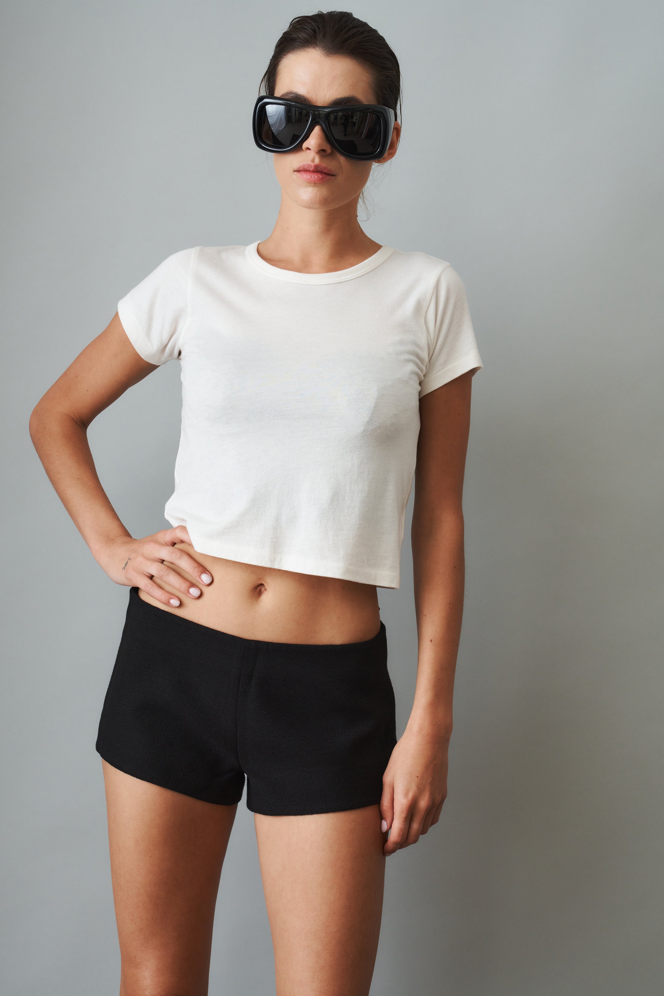 Camille Black Tailored Shorts - DÉSORDRE
