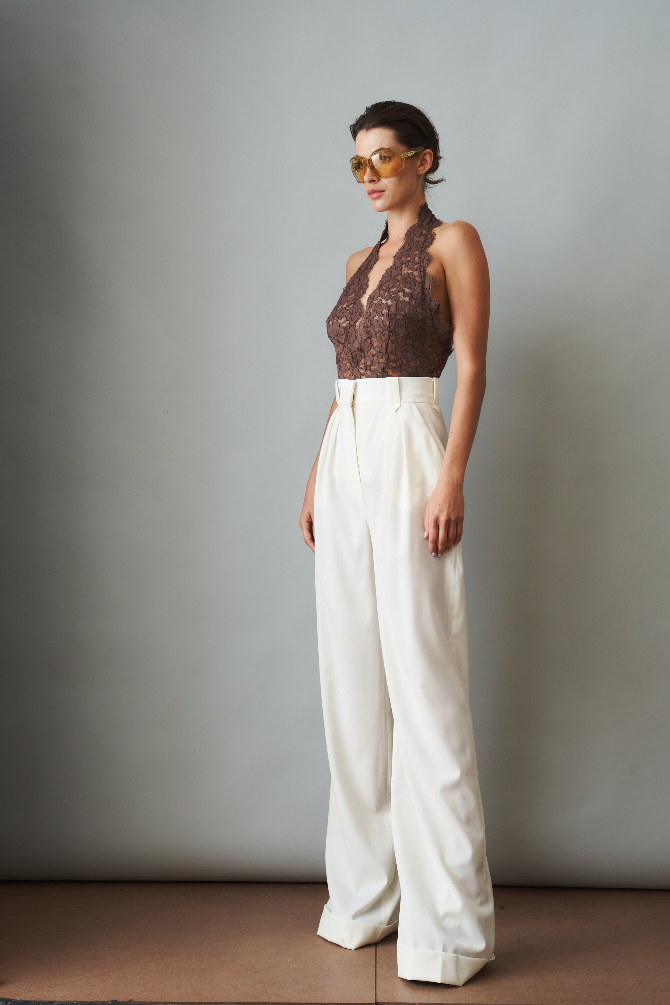 Eggshell Wool Pants - DÉSORDRE