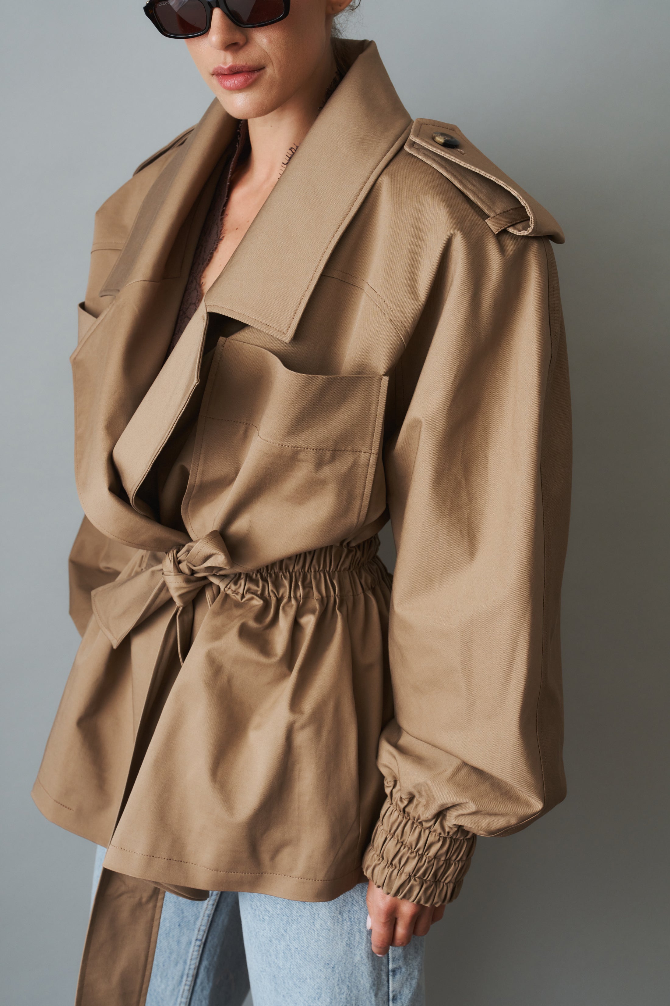 Our Trench Cotton Camel - DÉSORDRE
