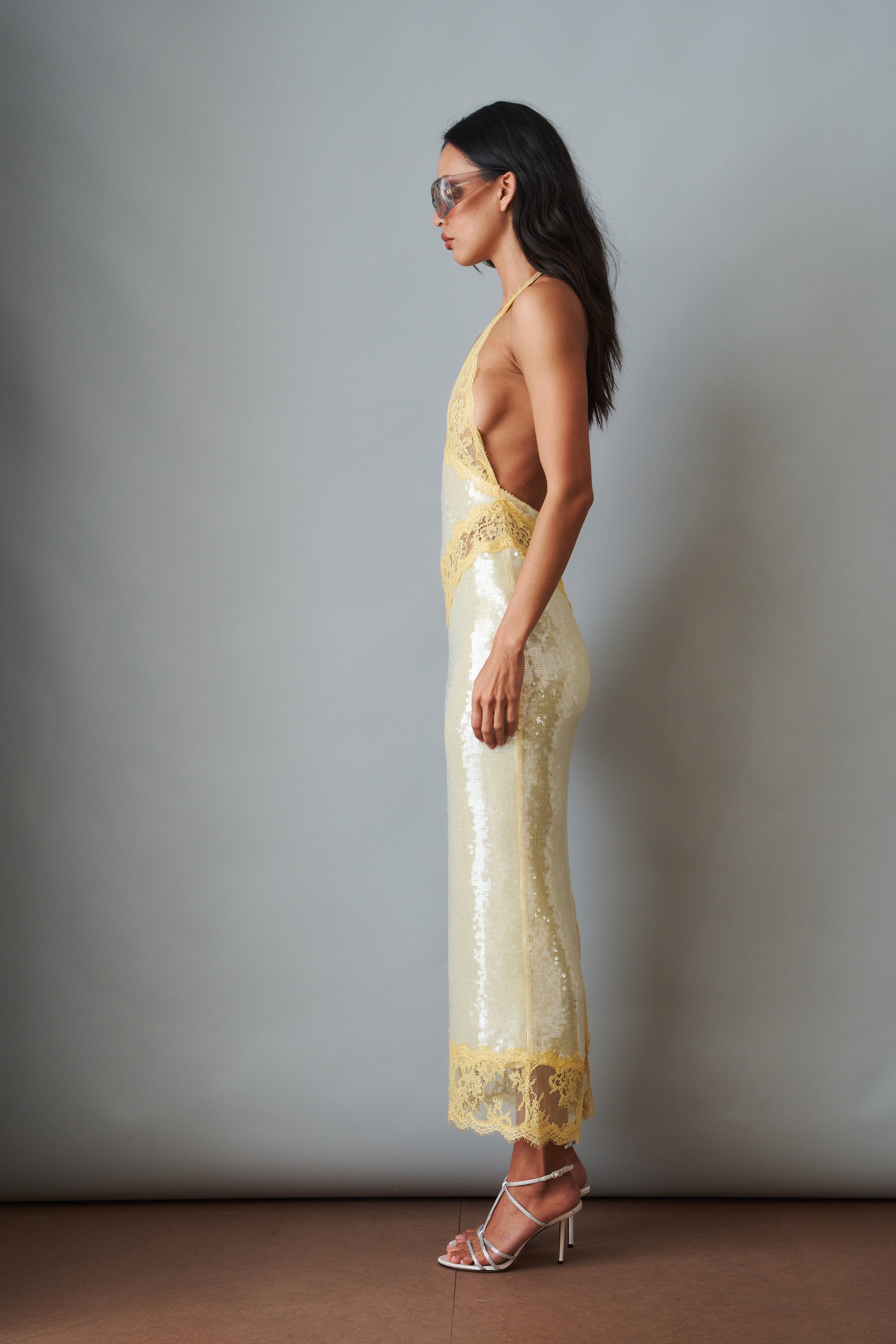 Vicky Sequin Lace Dress - DÉSORDRE
