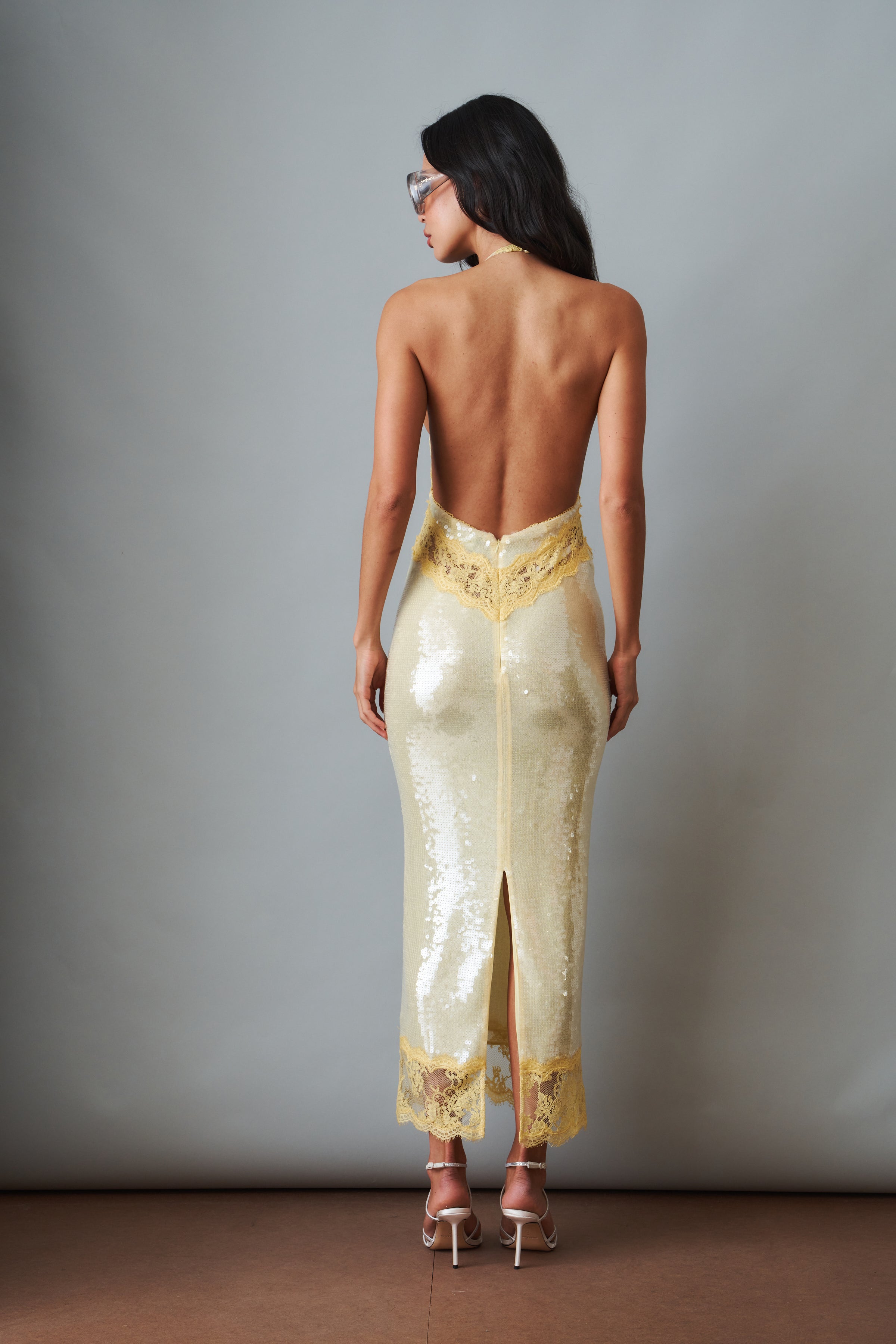 Vicky Sequin Lace Dress - DÉSORDRE