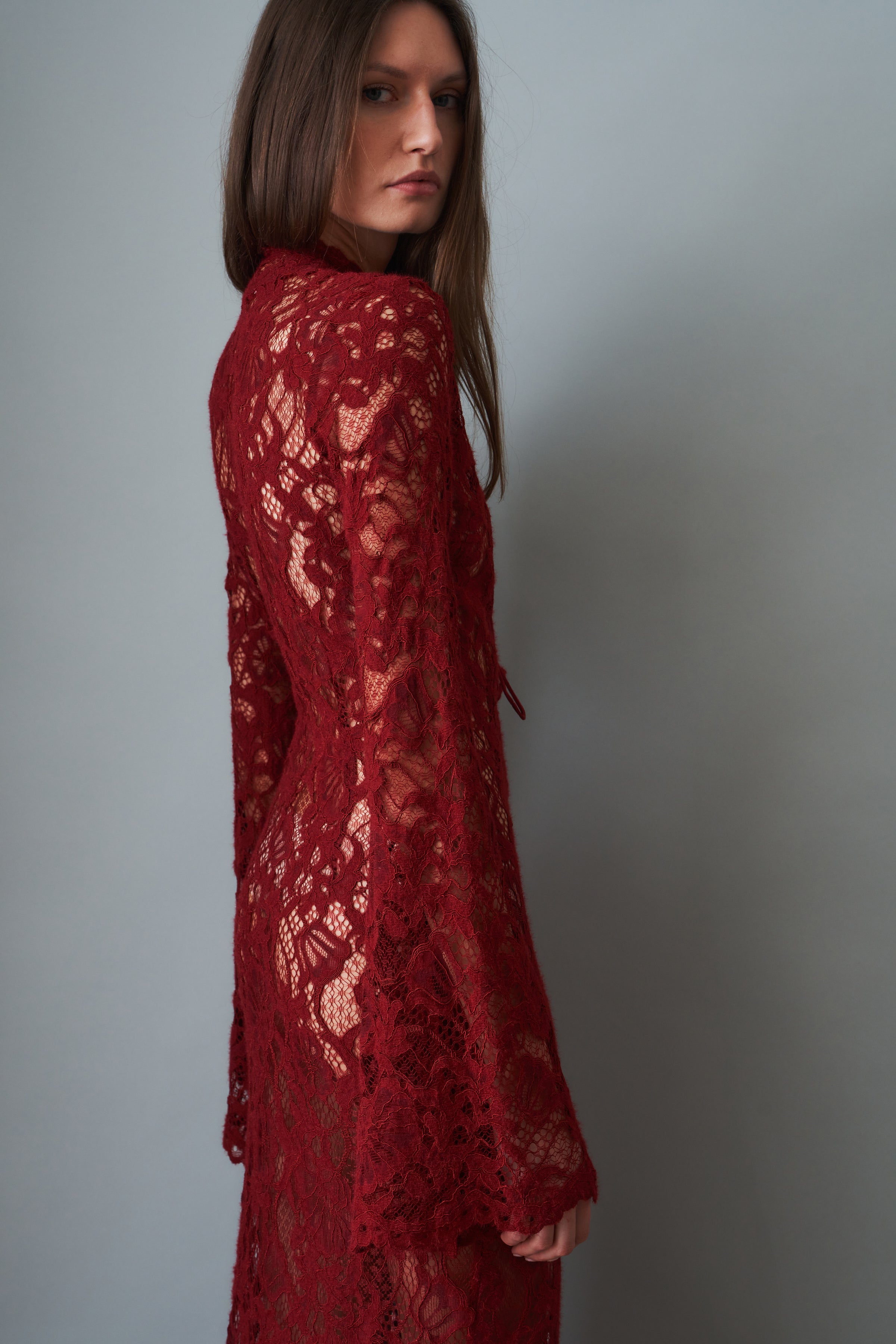 Sally Dress Burgundy - DÉSORDRE
