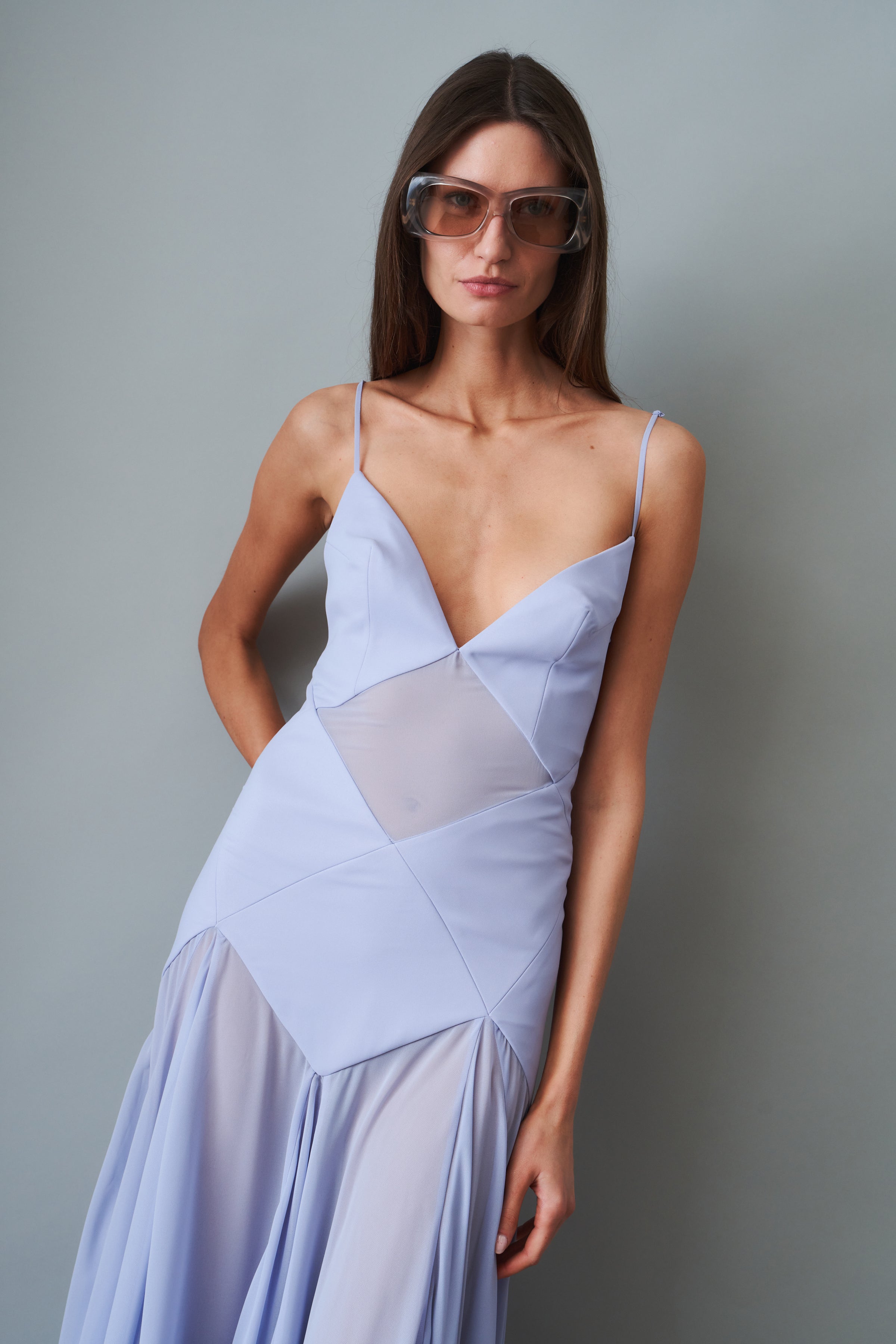 Lilac Long Dress - DÉSORDRE