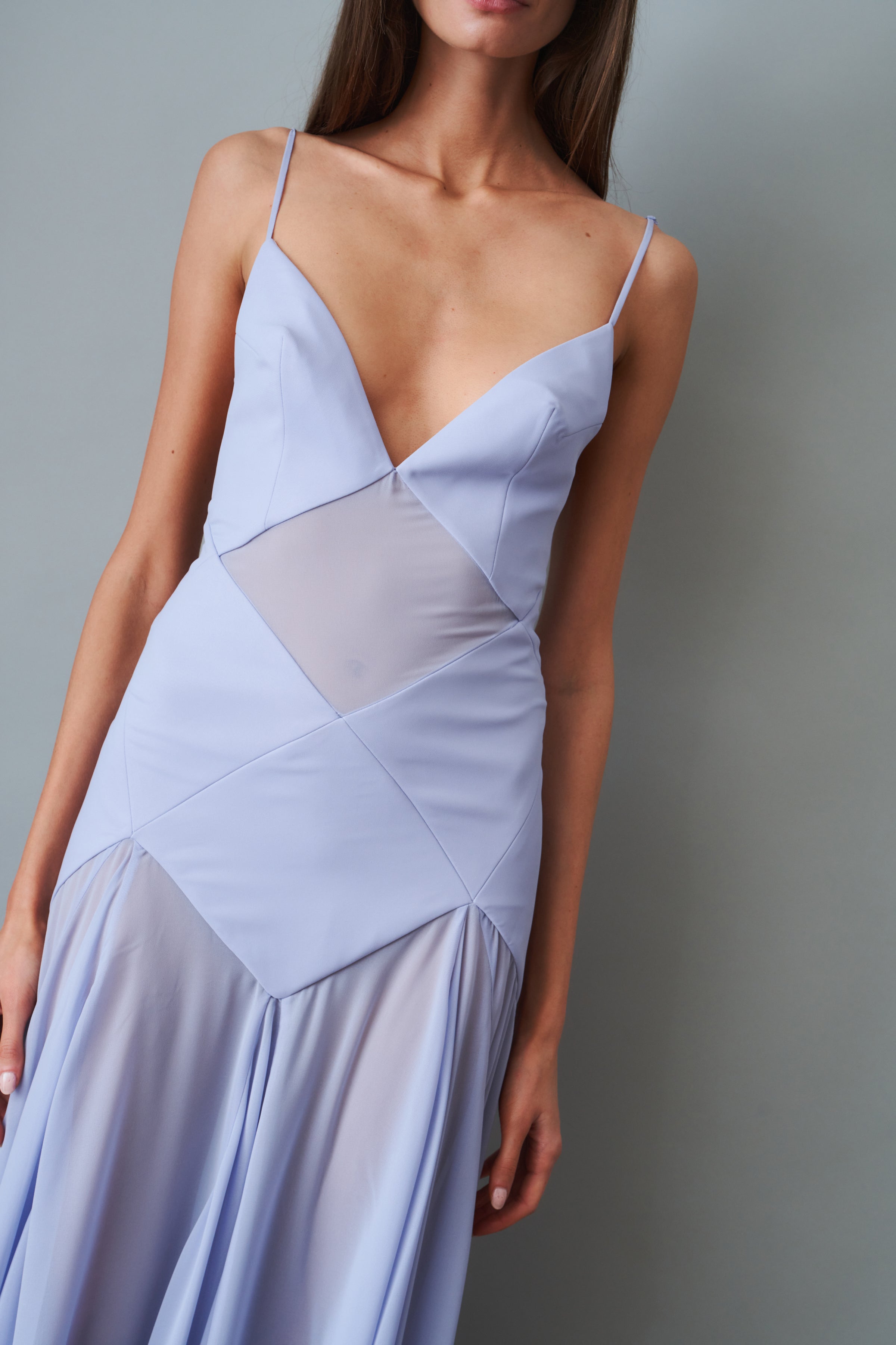 Lilac Long Dress - DÉSORDRE