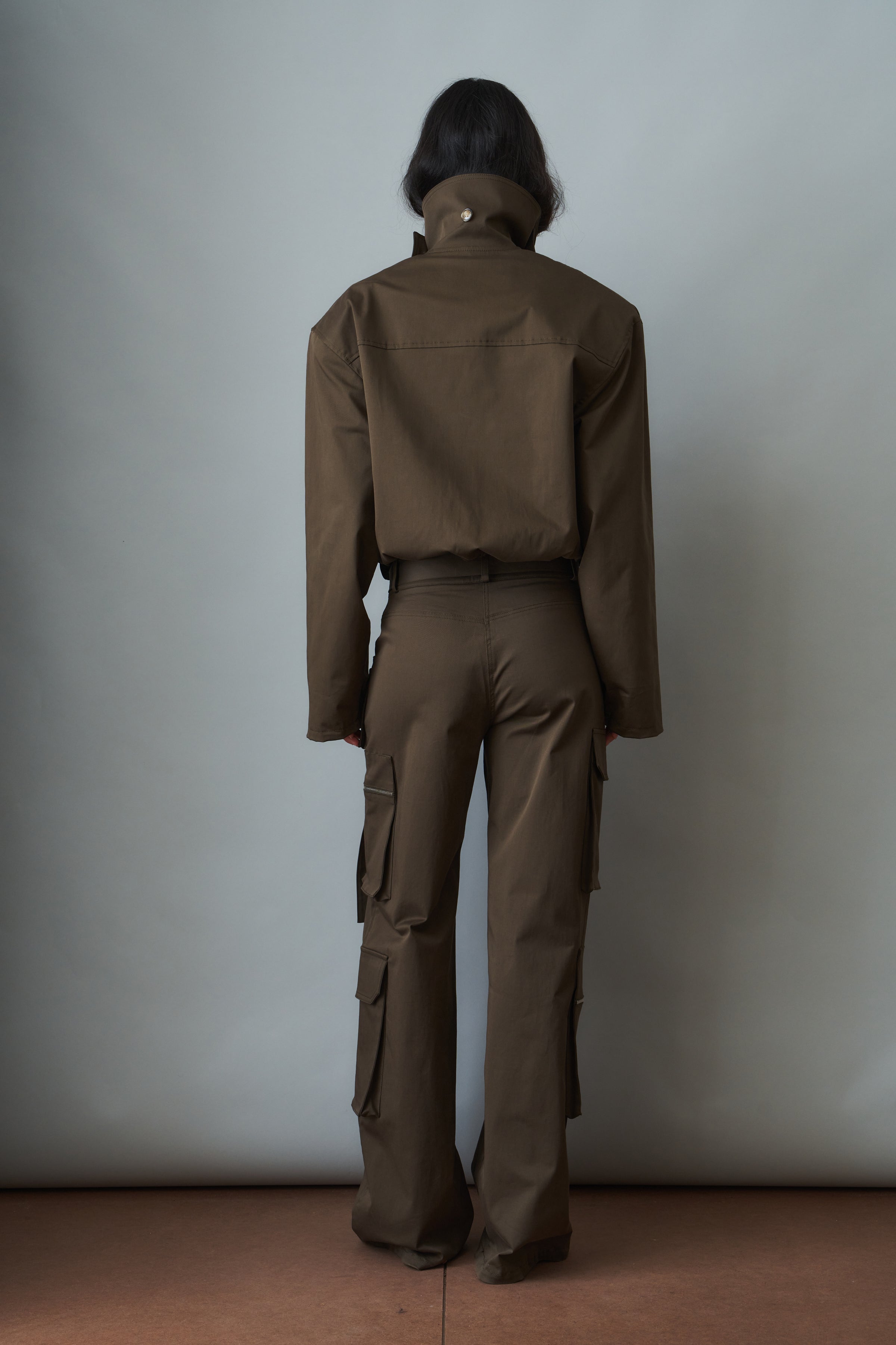 Khaki Cargo Jacket - DÉSORDRE